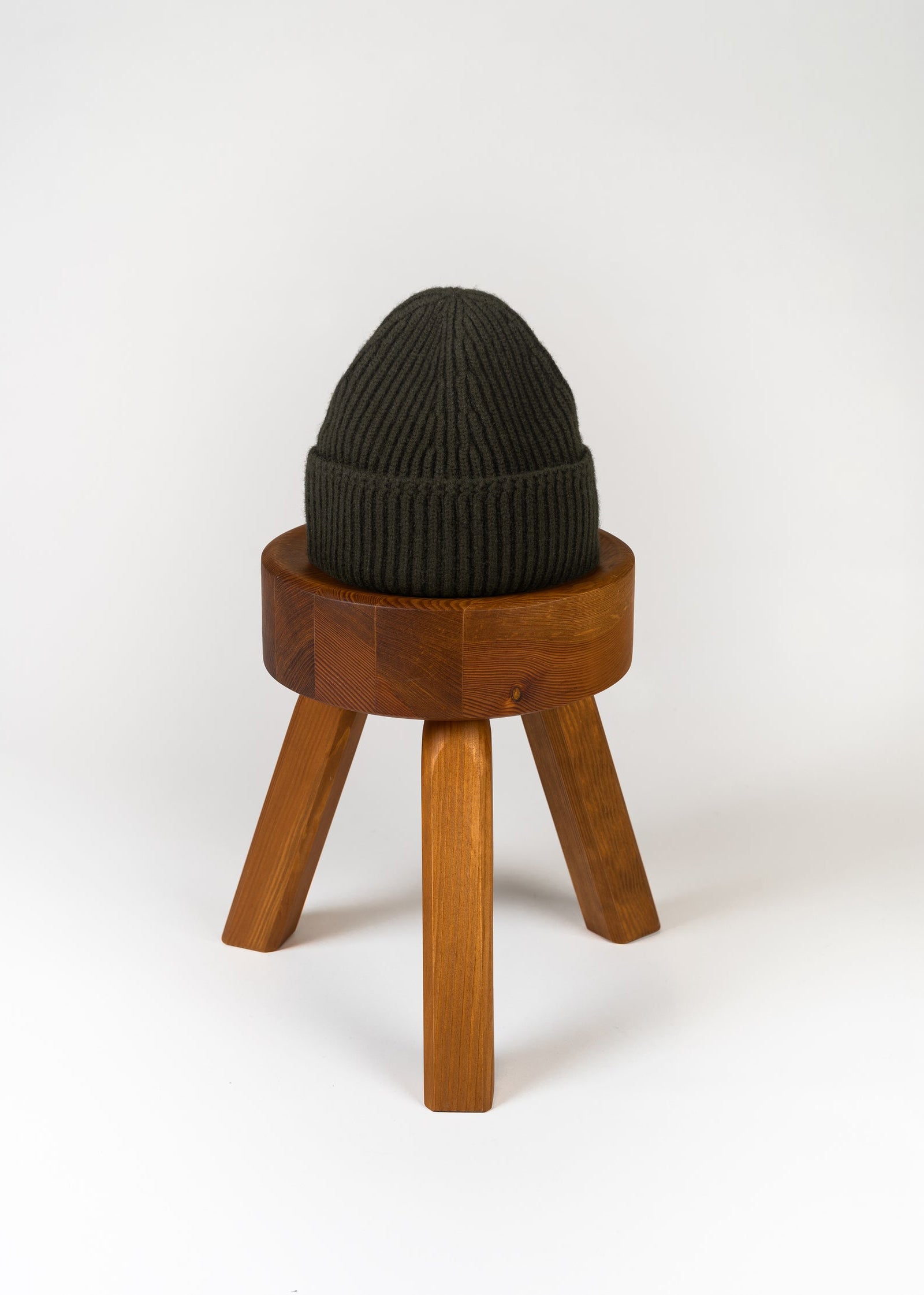 Yacaia Y-0006 Cashmere Blend Kids Beanie - Dark Green | Headwear
