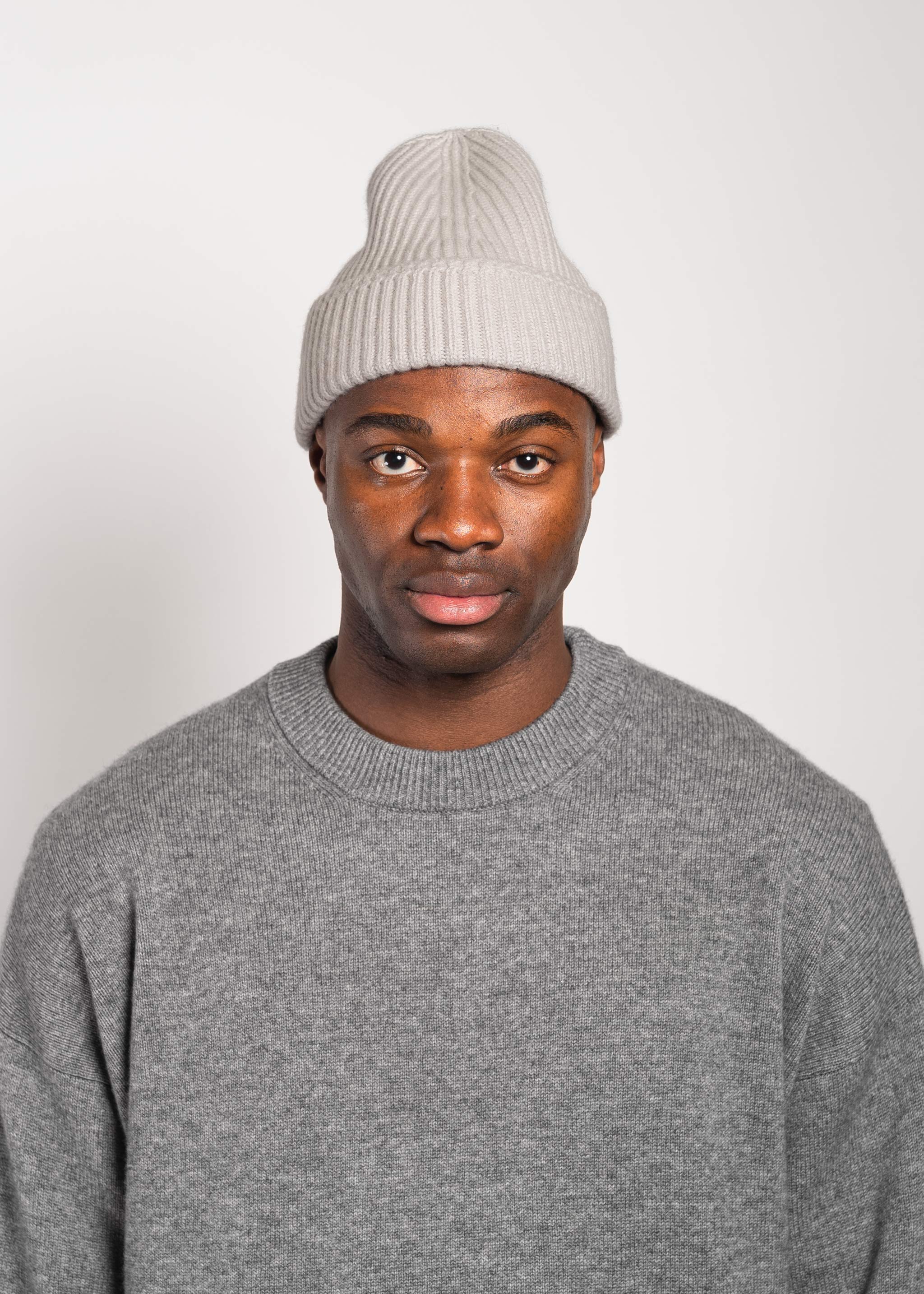 Yacaia Y-0004 Cashmere Blend Beanie - Light Beige | Headwear