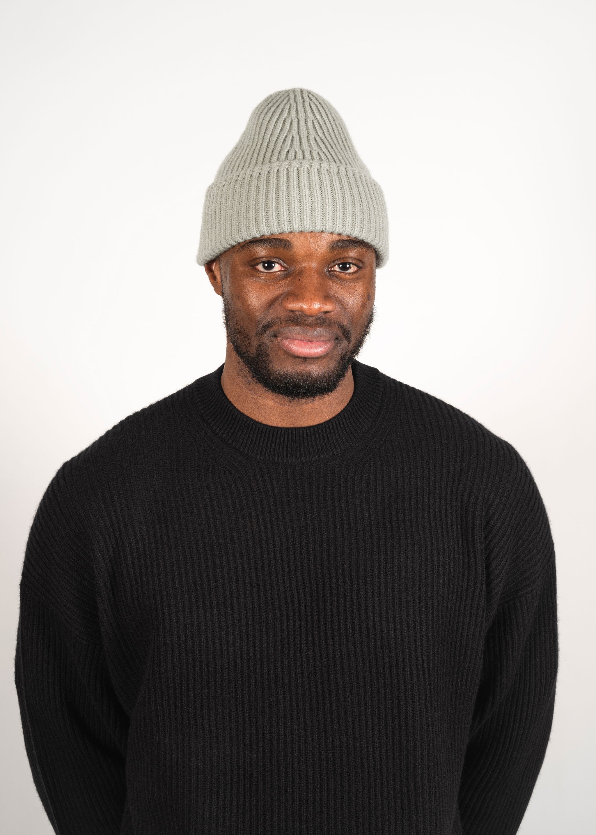 Yacaia Y-0004 Cashmere Blend Beanie - Sage | Headwear