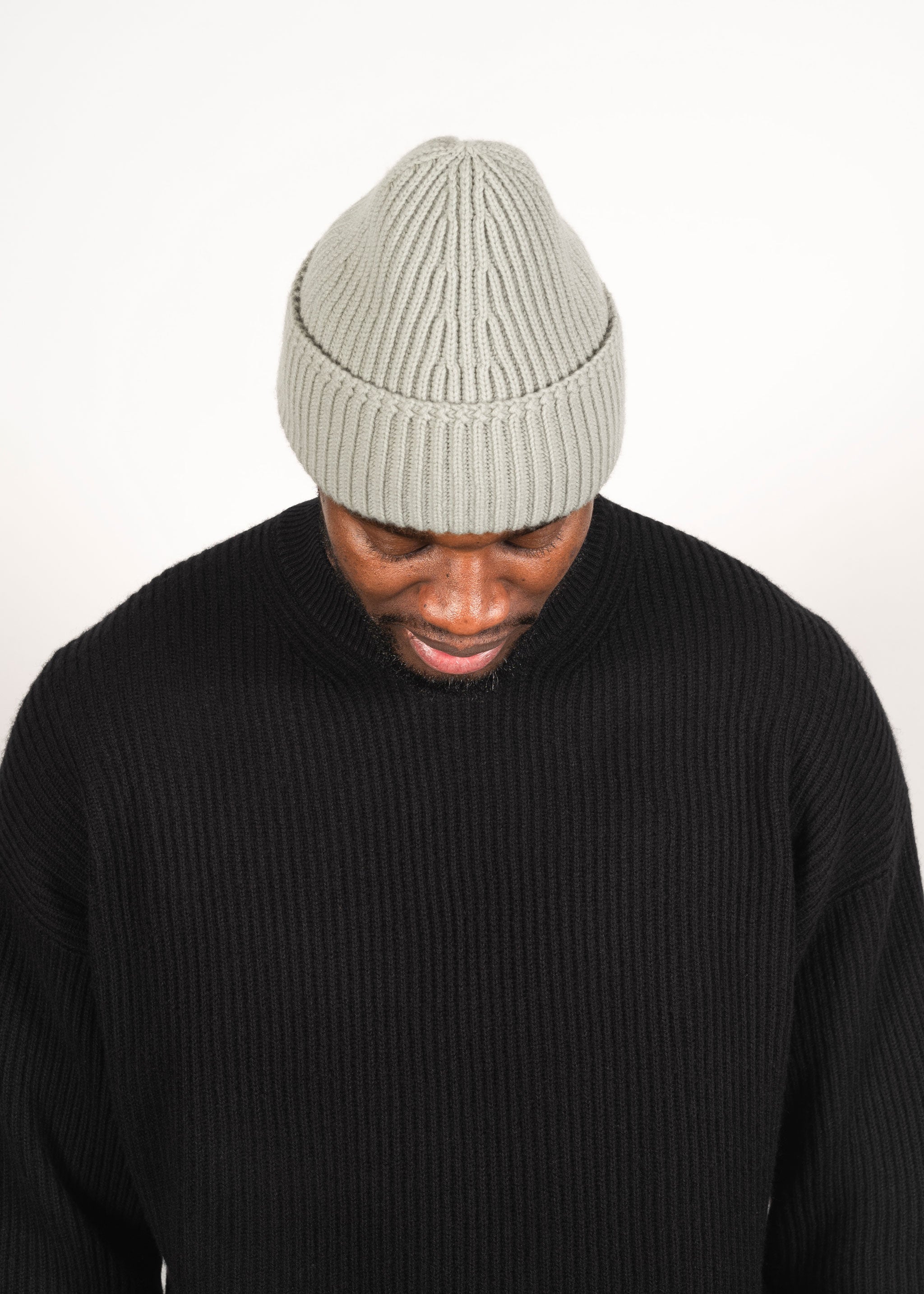 Yacaia Y-0004 Cashmere Blend Beanie - Sage | Headwear