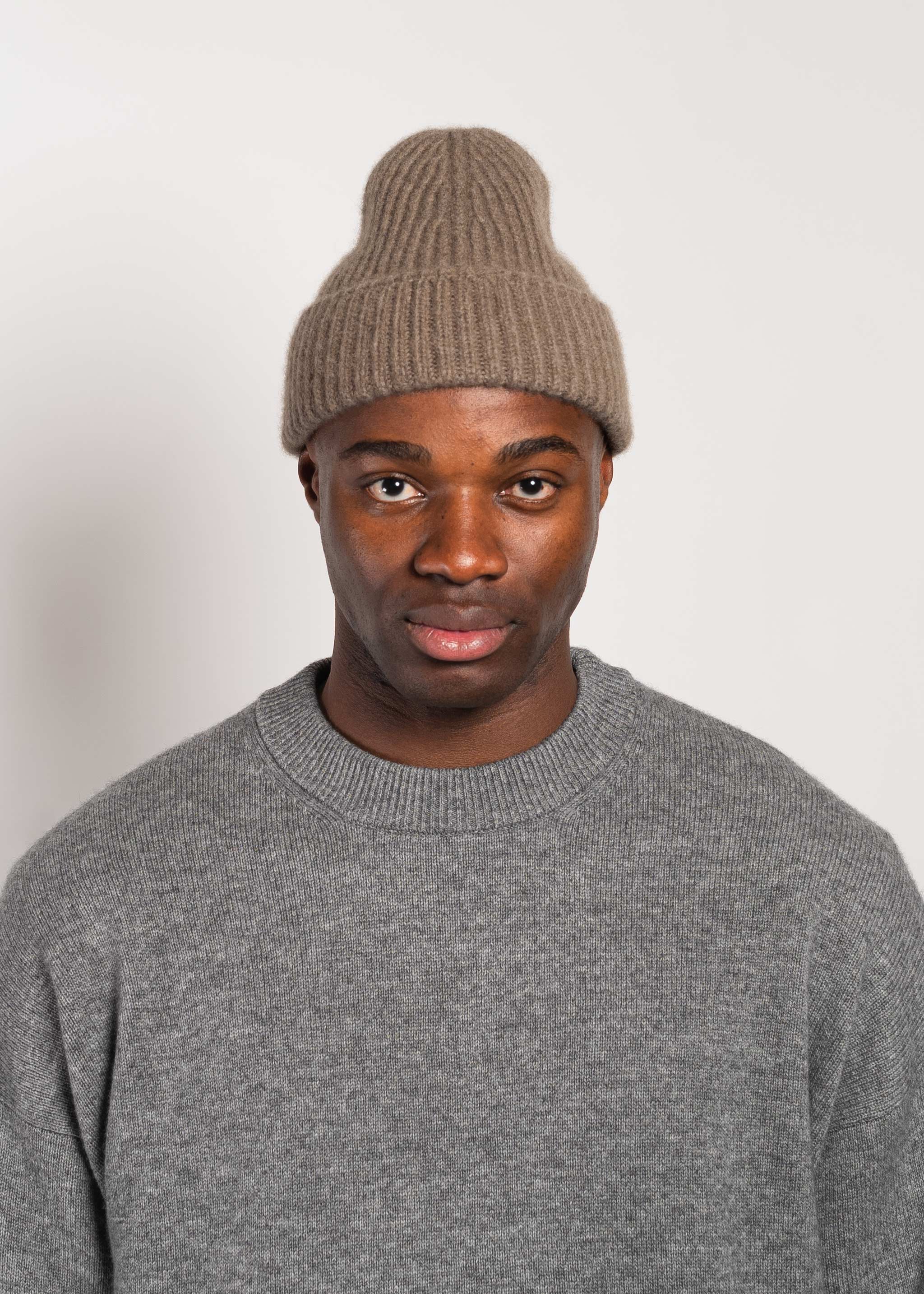Yacaia Y-0005 Cashmere Beanie - Brown | Headwear