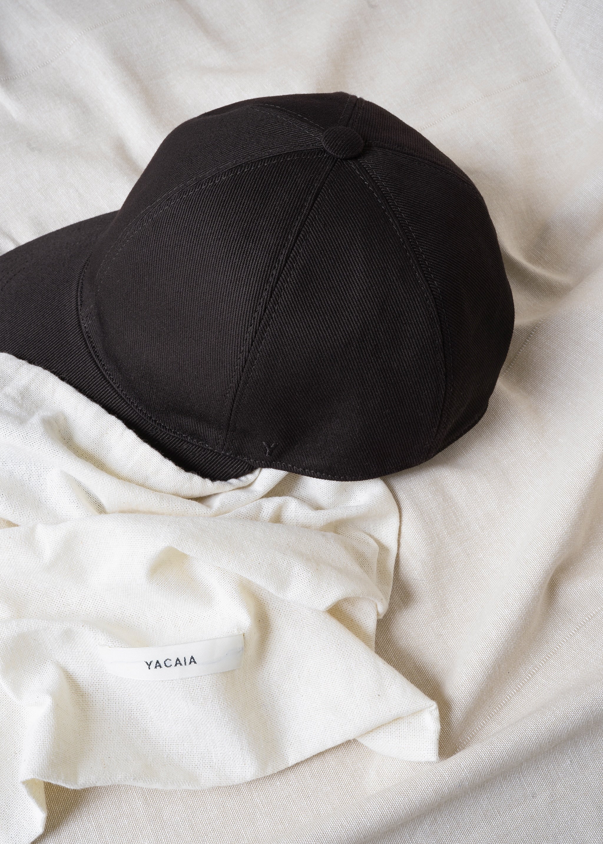 Yacaia Y-0001 Baseball Cap - Black (Cotton twill) | Headwear