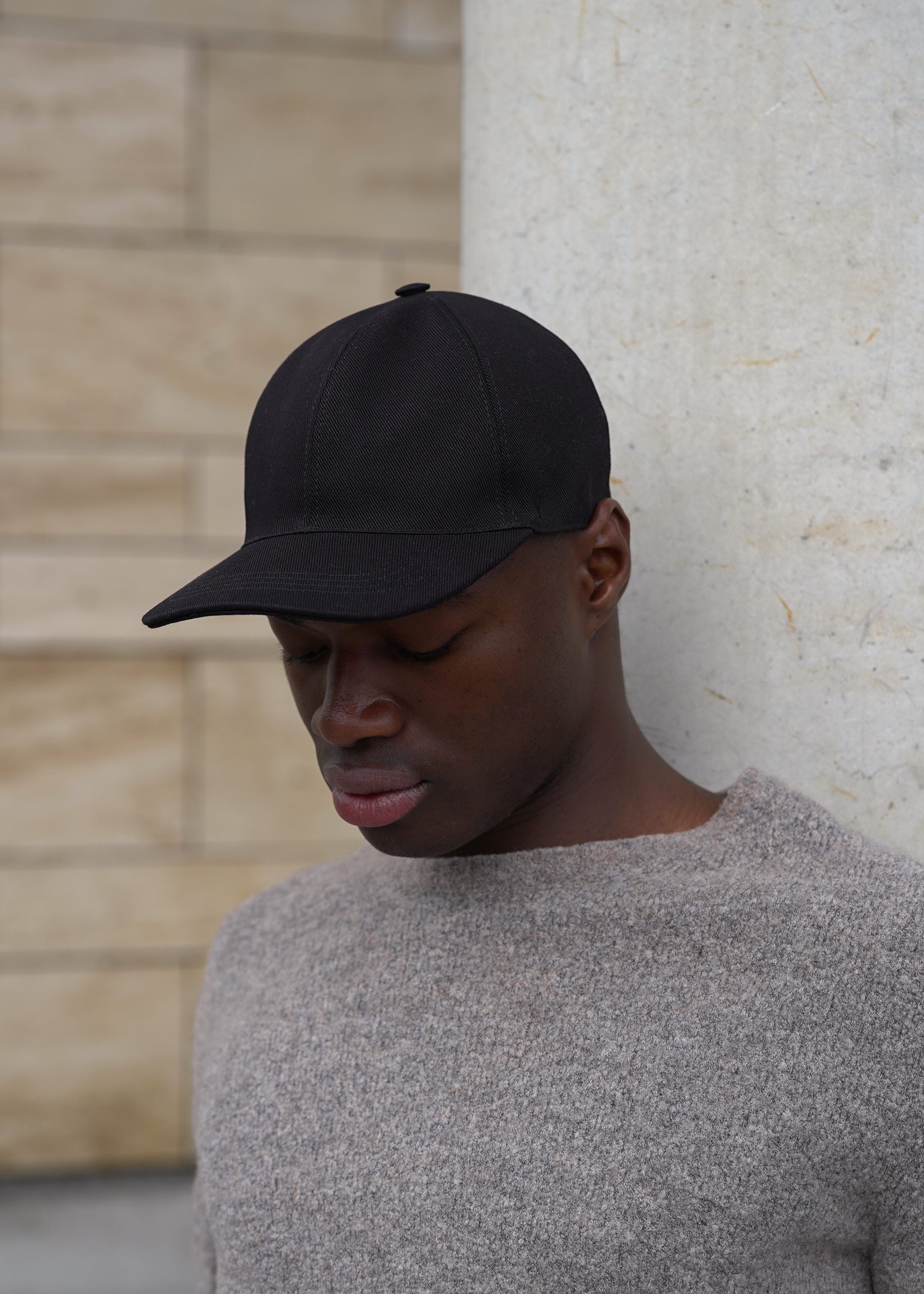 Yacaia Y-0001 Baseball Cap - Black (Cotton twill) | Headwear