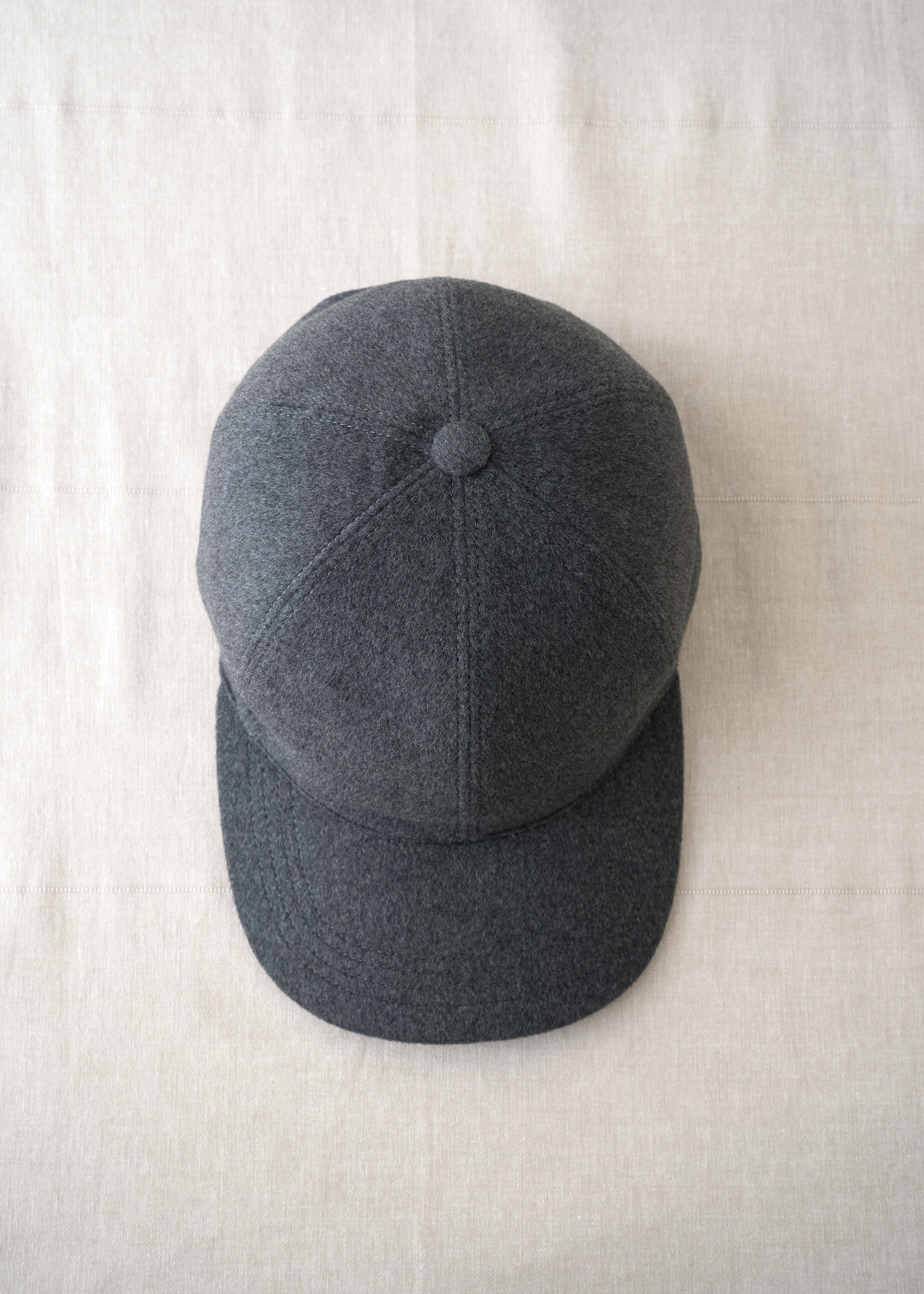Yacaia Y-0001 Baseball Cap - Grey (100% cashmere) | Headwear
