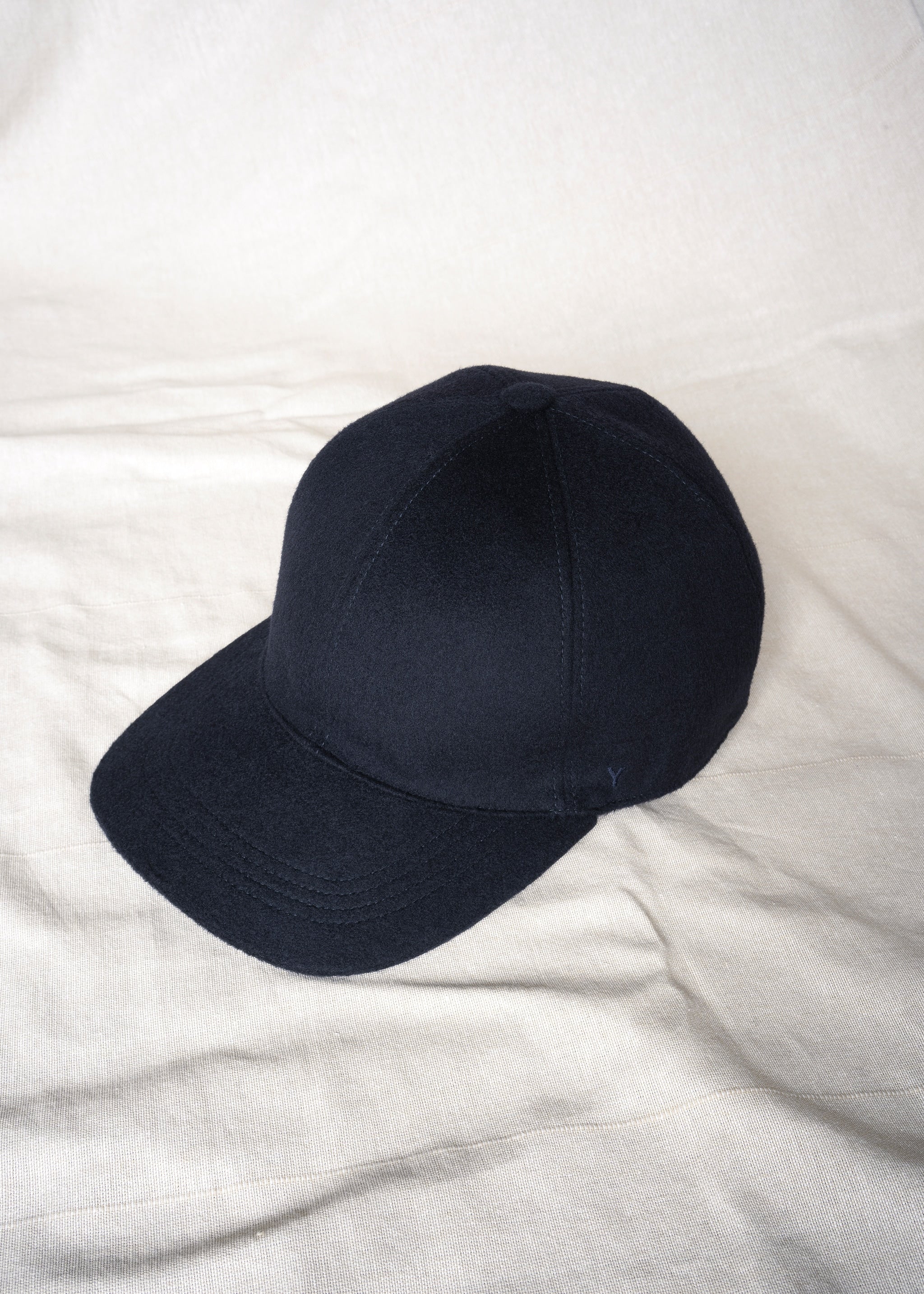 Yacaia Y-0001 Baseball Cap - Navy (Cashmere blend) | Headwear