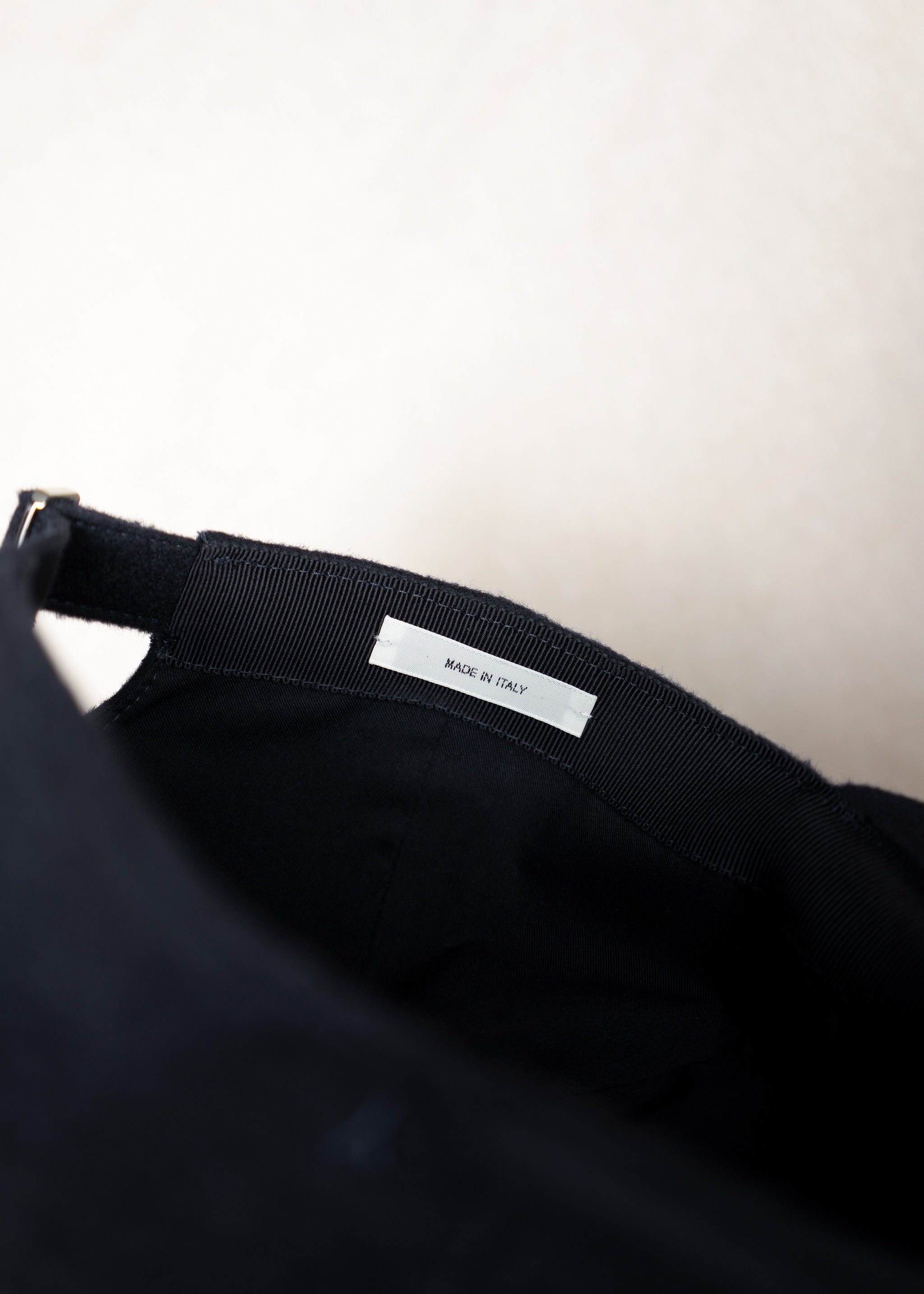 Yacaia Y-0001 Baseball Cap - Navy (Cashmere blend) | Headwear