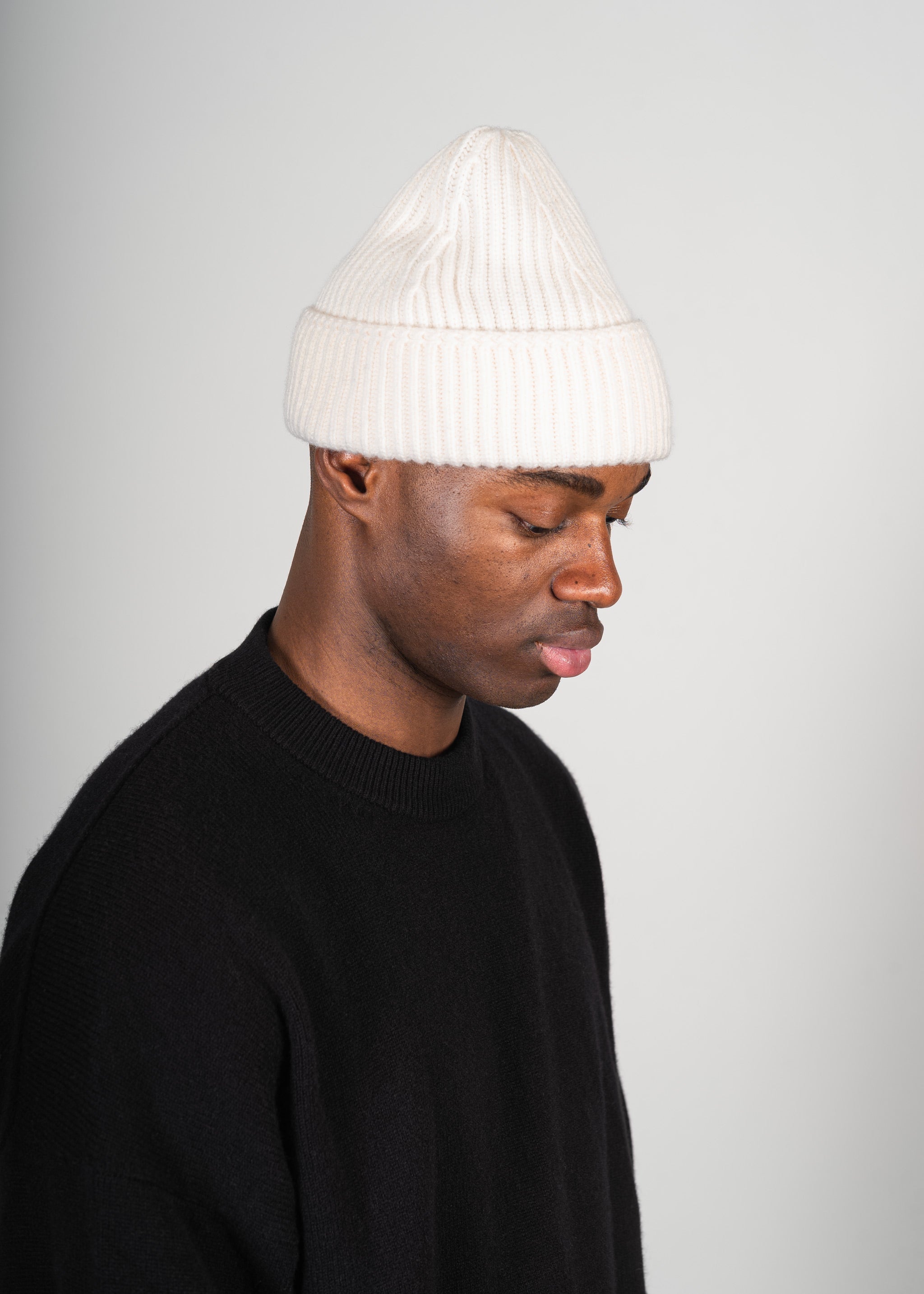 Yacaia Y-0004 Cashmere Blend Beanie - Cloud | Headwear