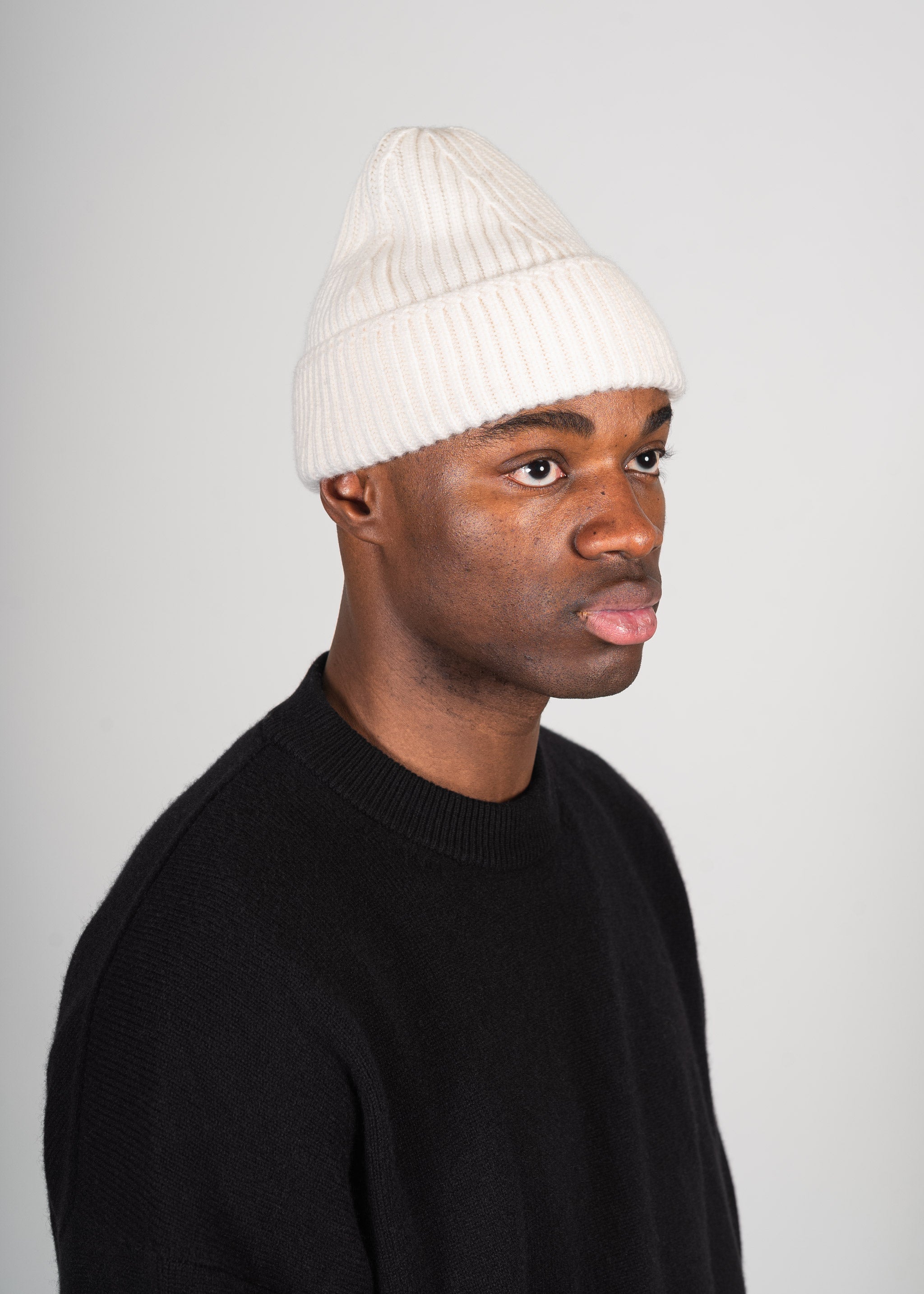 Yacaia Y-0004 Cashmere Blend Beanie - Cloud | Headwear