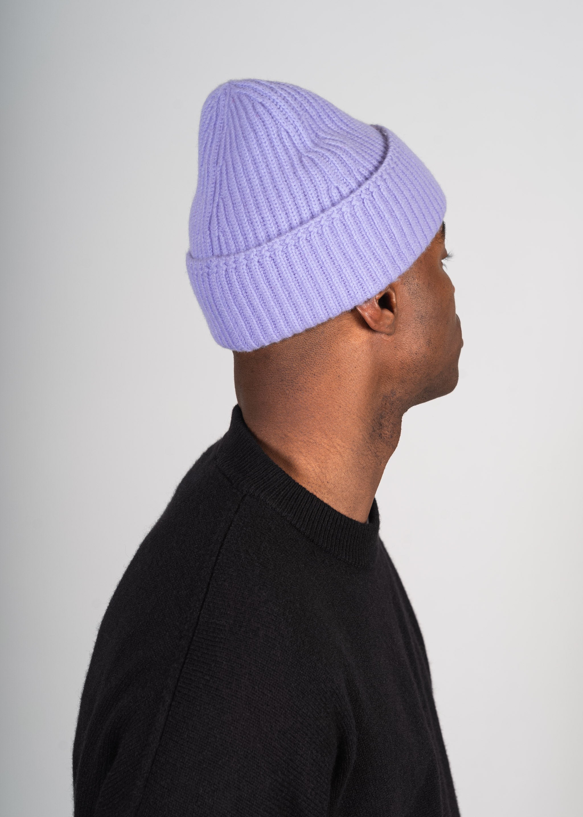 Yacaia Y-0004 Cashmere Blend Beanie - Lilac | Headwear