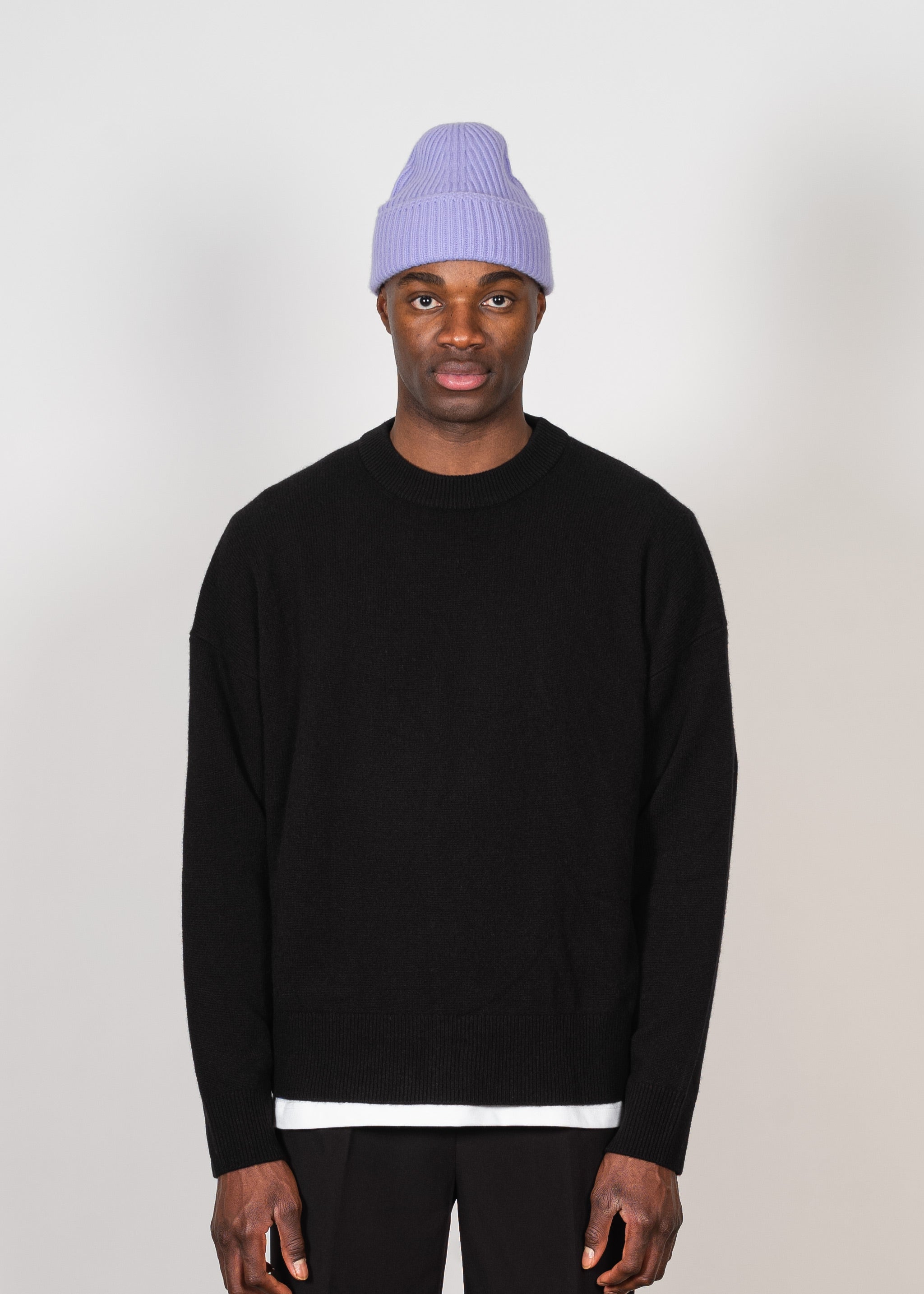 Yacaia Y-0004 Cashmere Blend Beanie - Lilac | Headwear