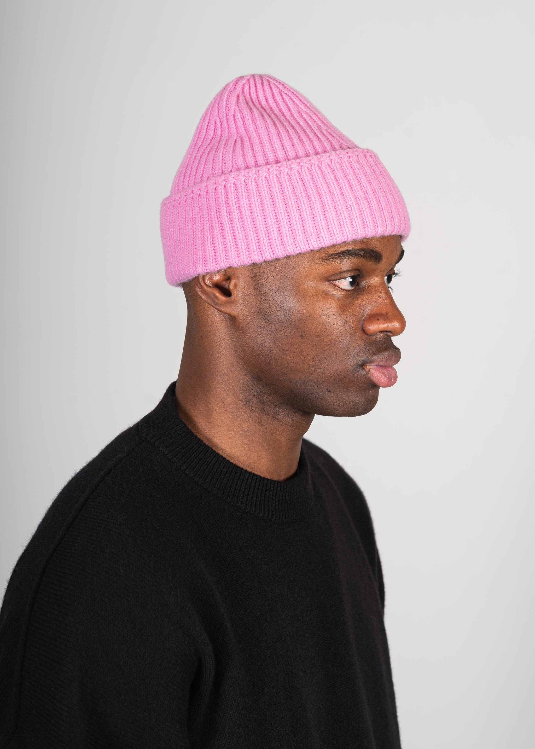 Yacaia Y-0004 Cashmere Blend Beanie - Pink | Headwear