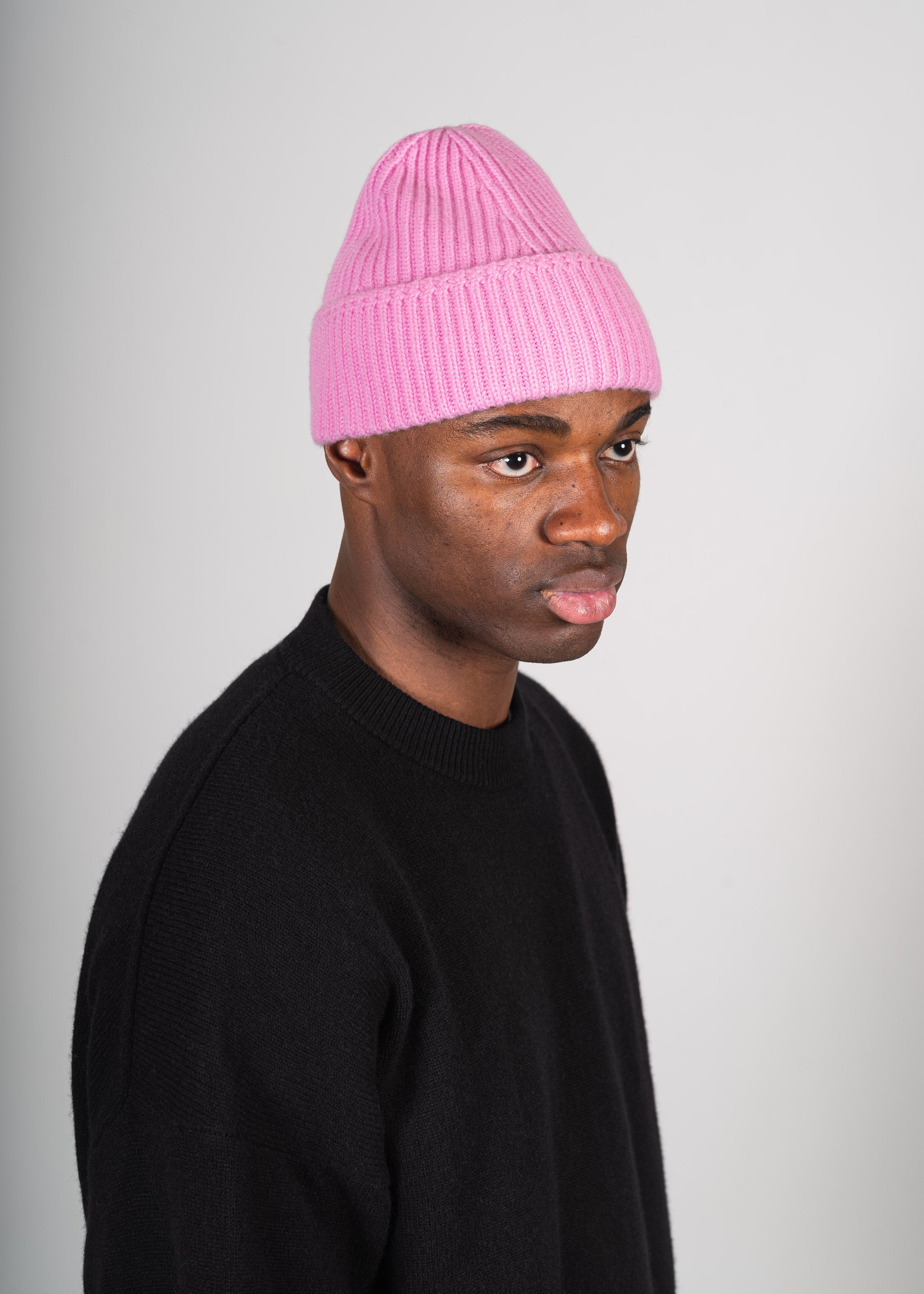 Yacaia Y-0004 Cashmere Blend Beanie - Pink | Headwear