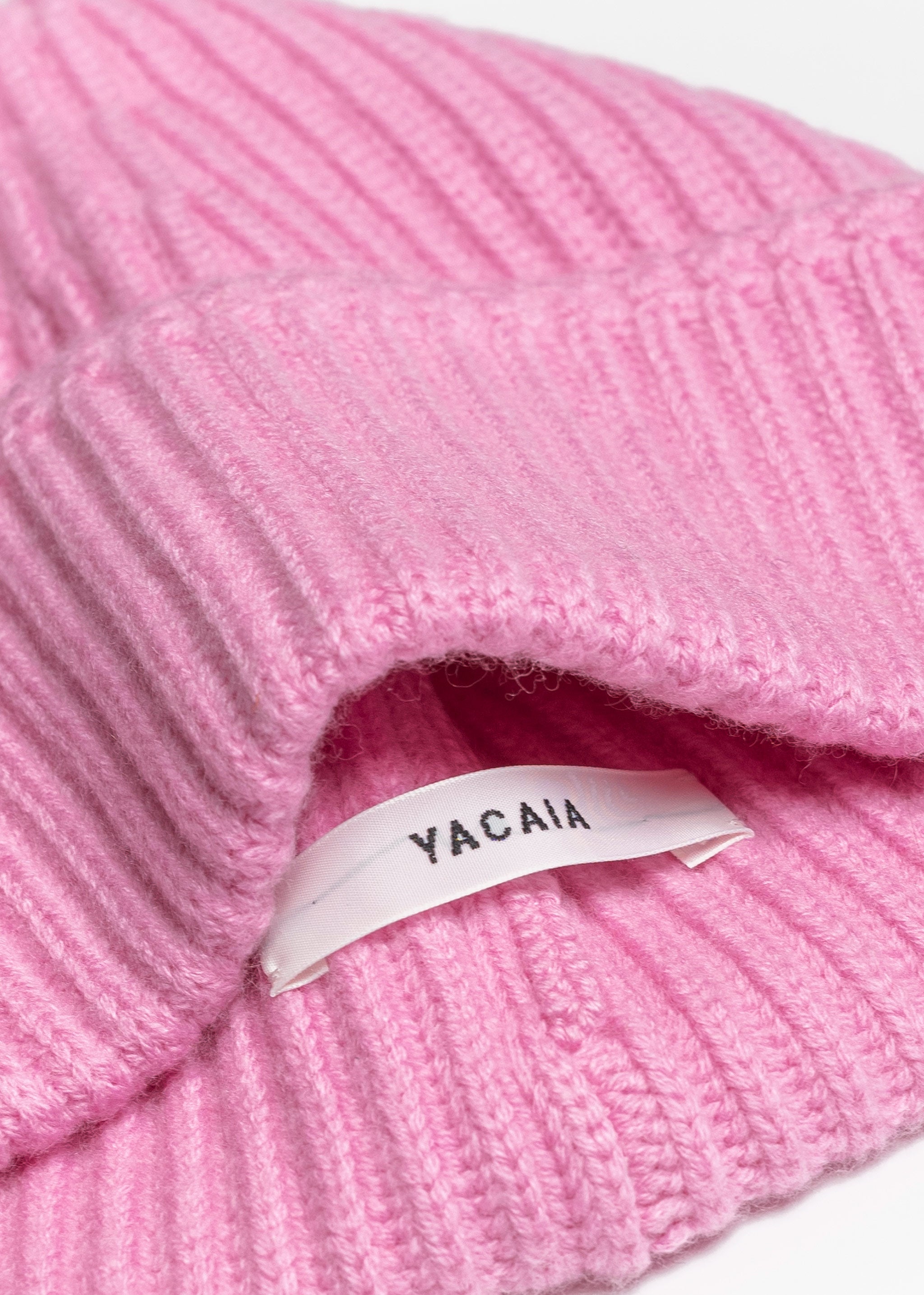 Yacaia Y-0004 Cashmere Blend Beanie - Pink | Headwear