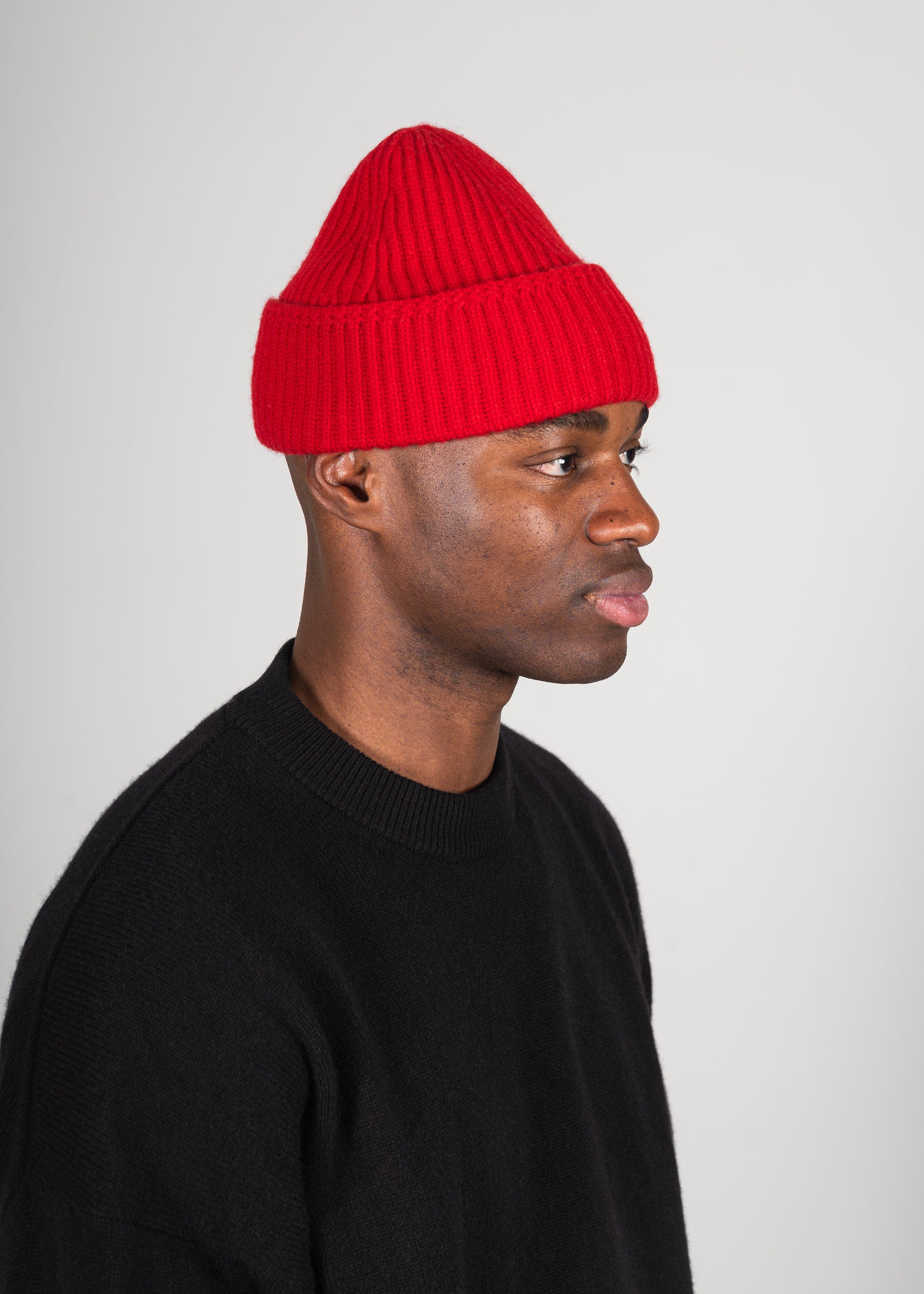 Yacaia Y-0004 Cashmere Blend Beanie - Red | Headwear
