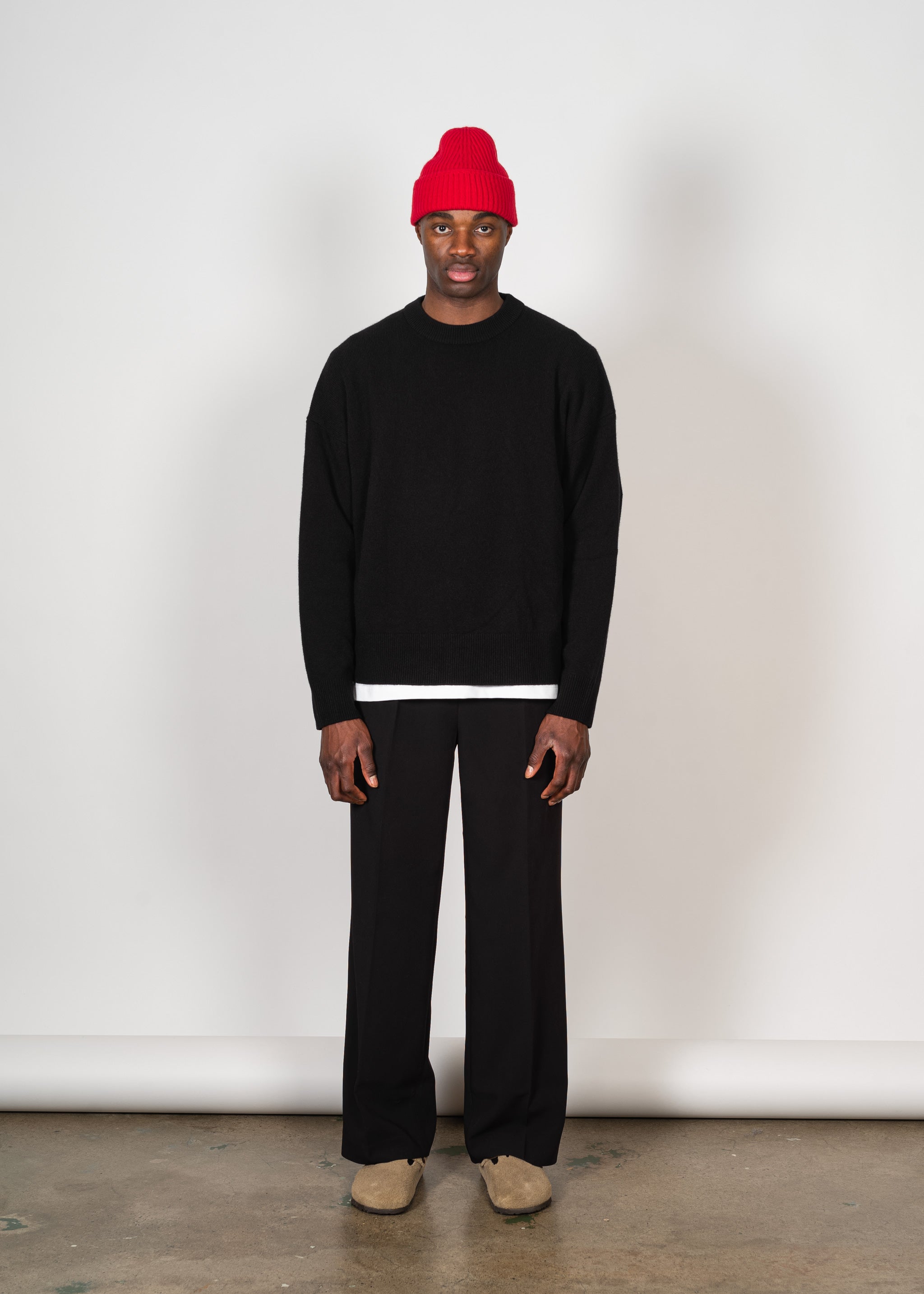 Yacaia Y-0004 Cashmere Blend Beanie - Red | Headwear