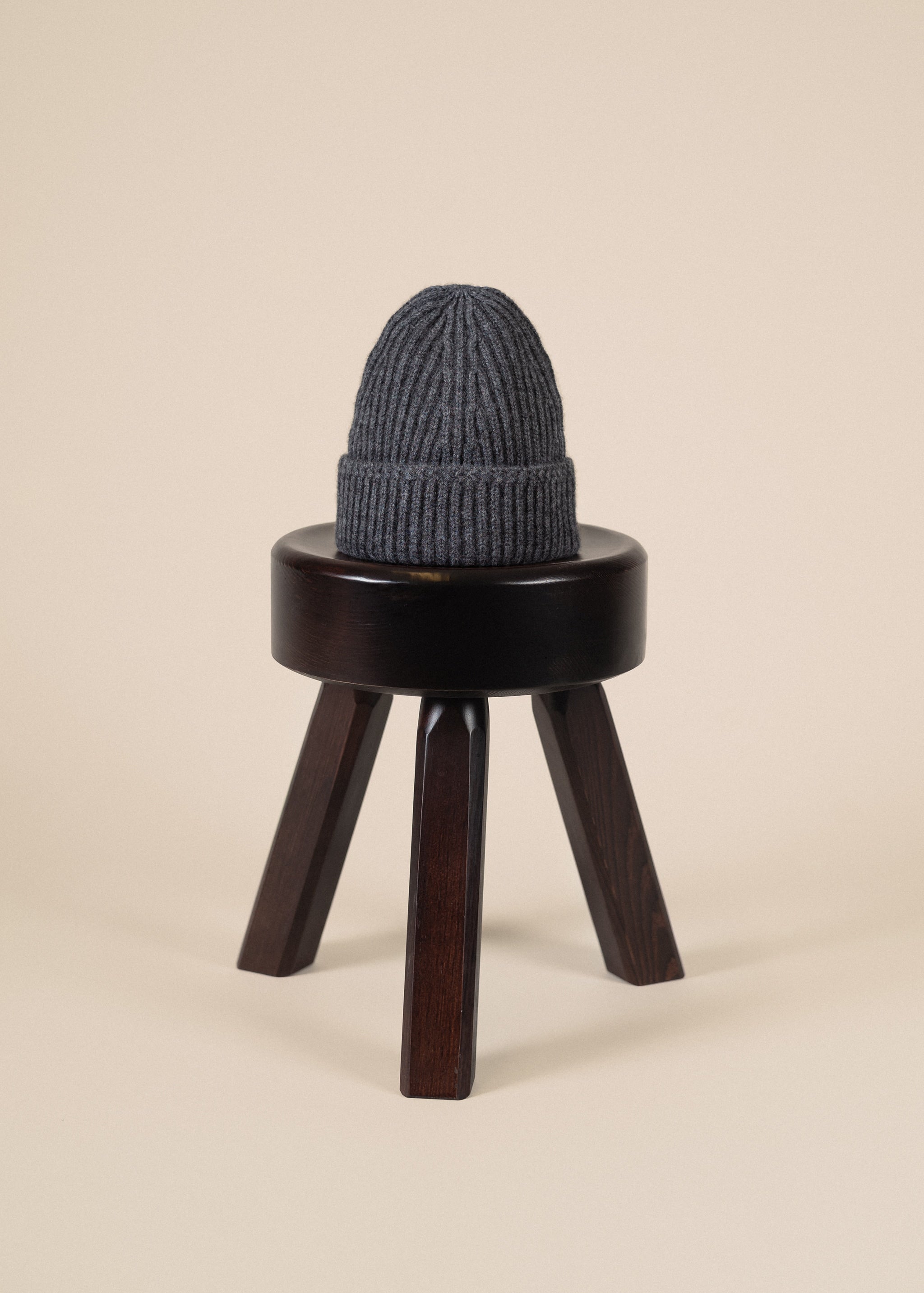 Yacaia Y-0006 Cashmere Blend Toddler Beanie - Dark Grey | Headwear