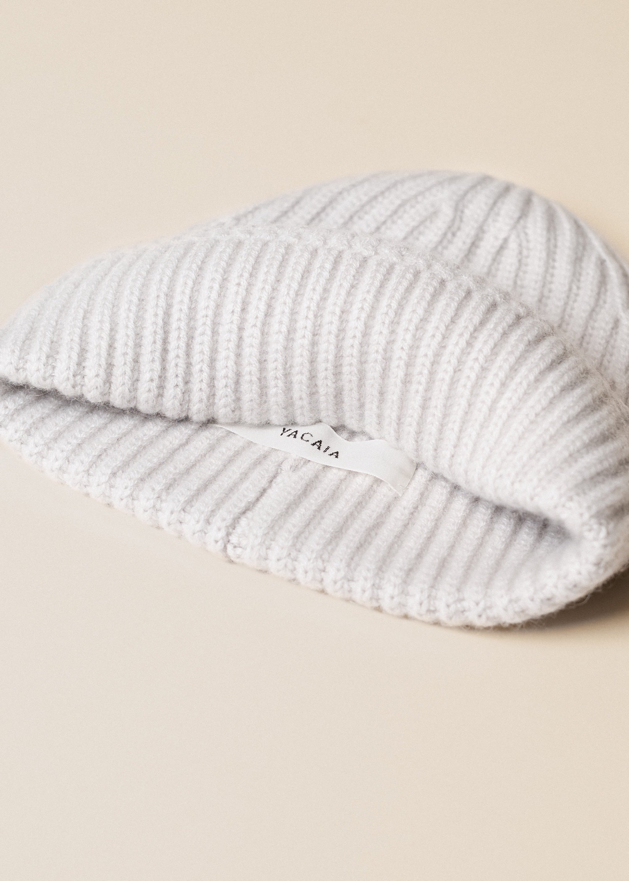 Yacaia Y-0006 Cashmere Blend Toddler Beanie - Light Beige | Headwear