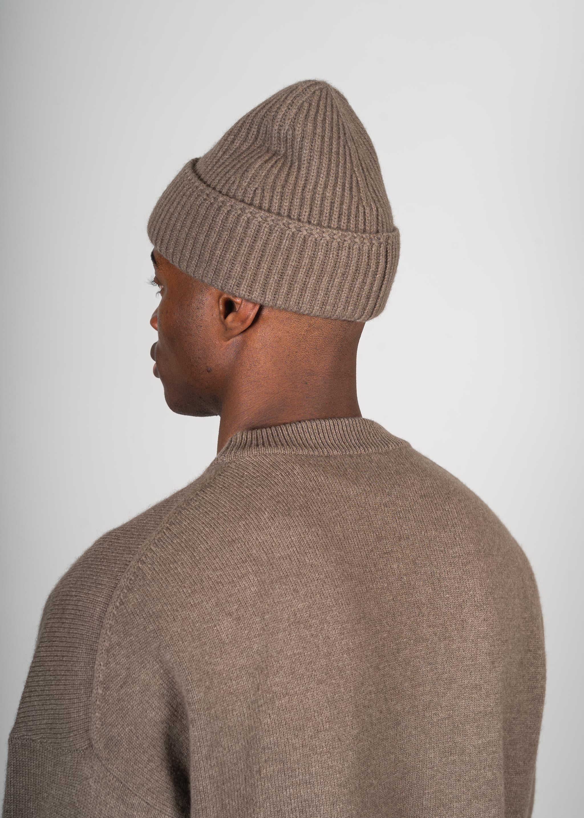 Yacaia Y-0008 Oversized Cashmere Blend Sweater - Brown | Knitwear