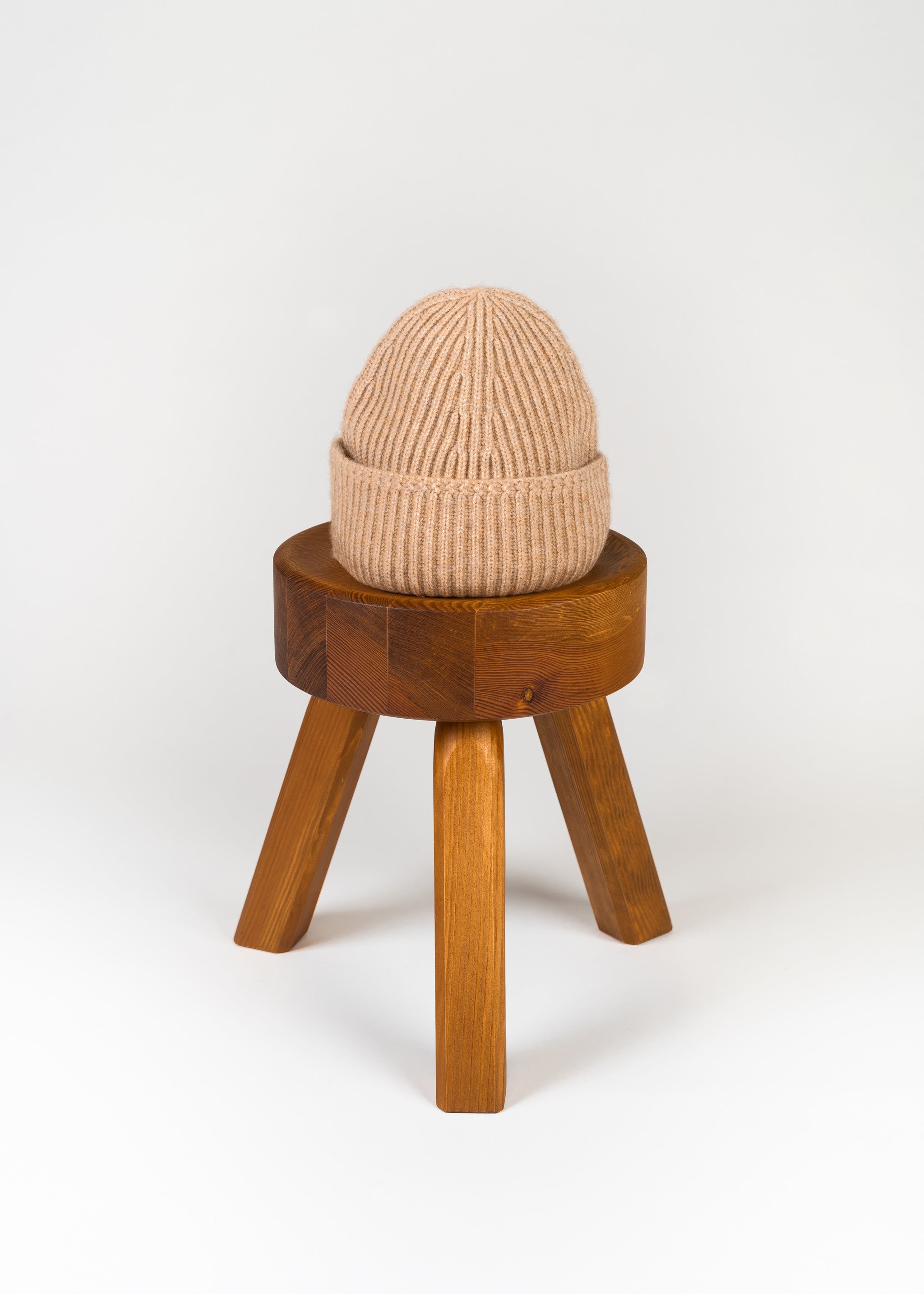 Yacaia Y-0004 Cashmere Blend Beanie - Camel