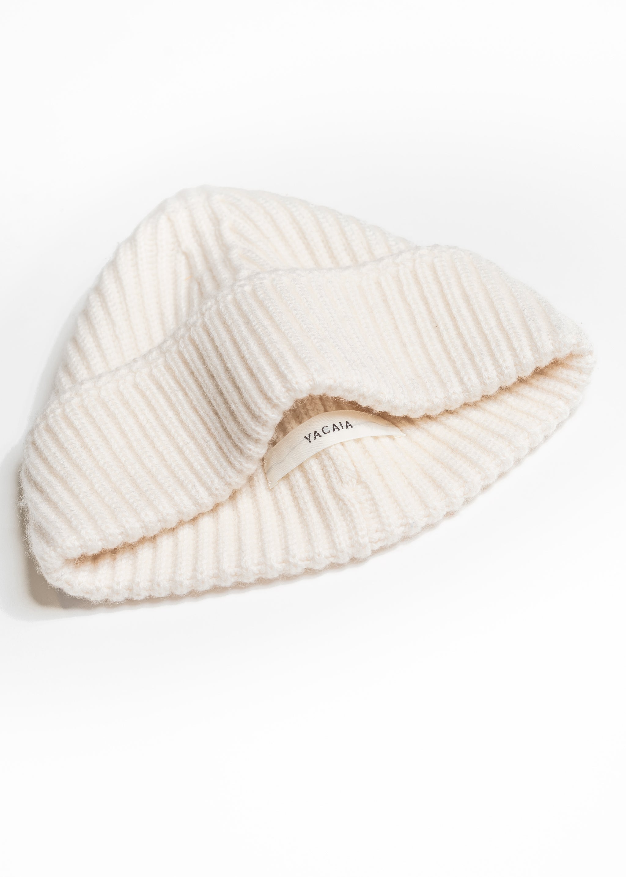 Yacaia Y-0004 Cashmere Blend Beanie - Cloud | Headwear
