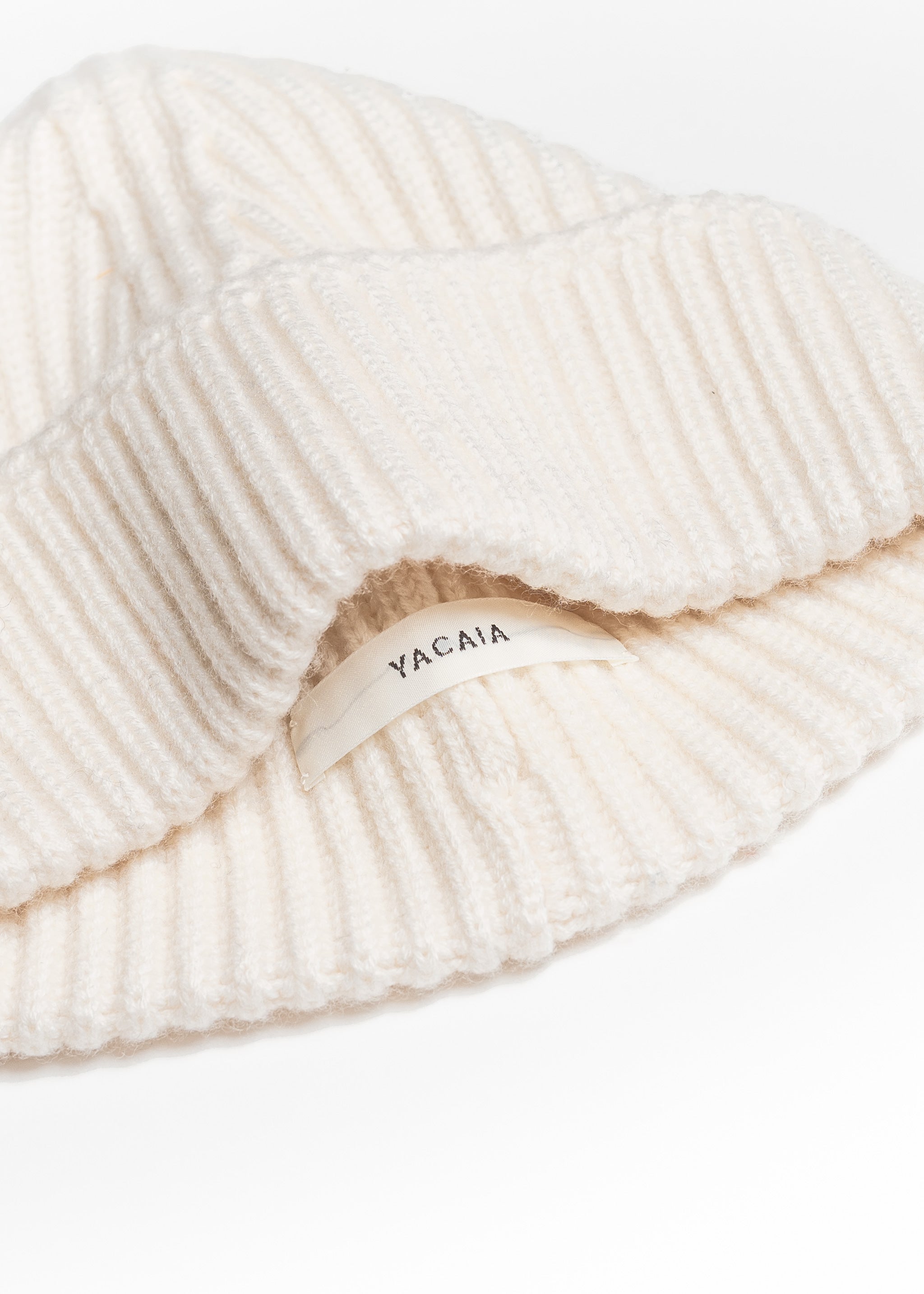 Yacaia Y-0004 Cashmere Blend Beanie - Cloud | Headwear