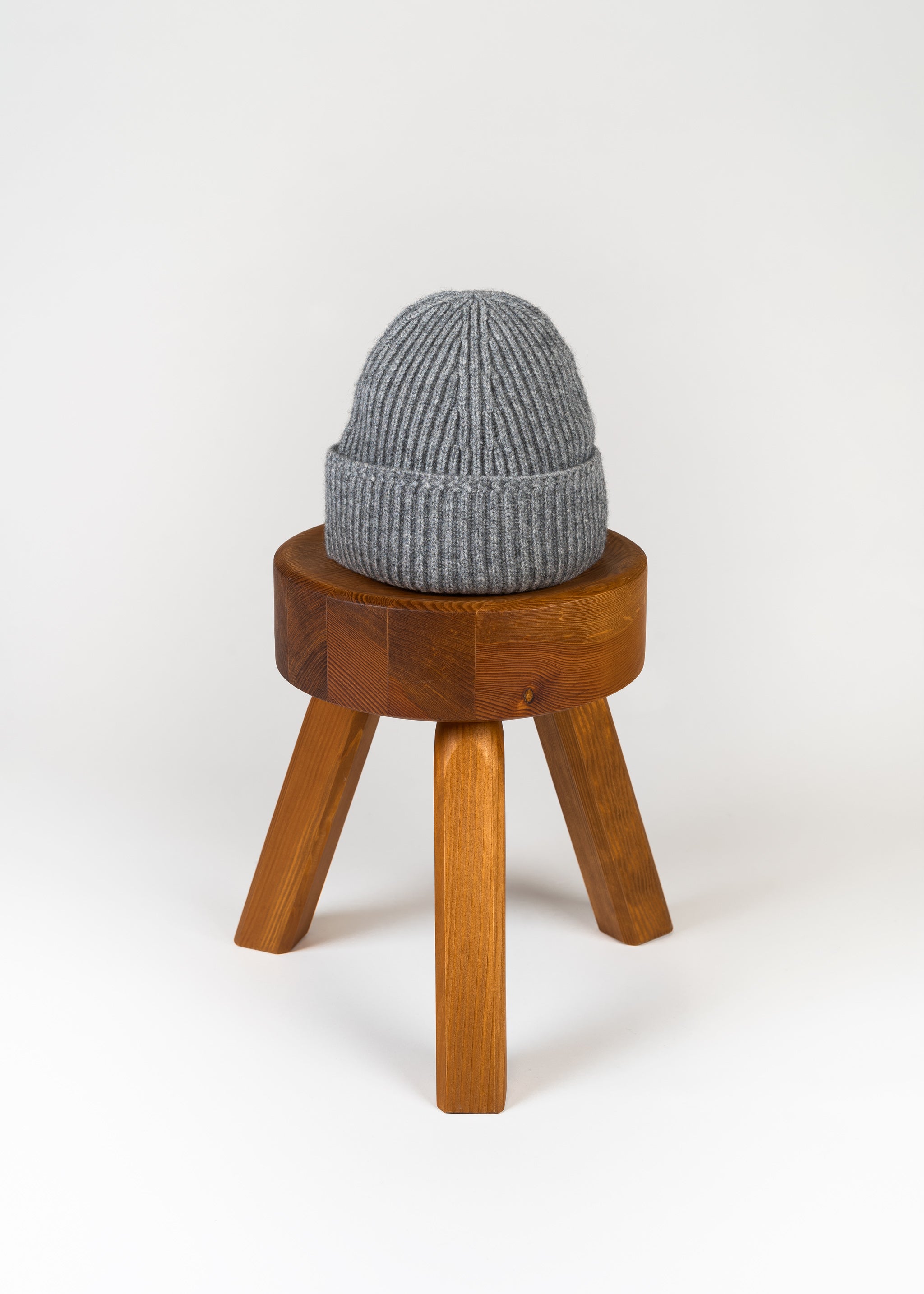 Yacaia Y-0004 Cashmere Blend Beanie - Grey