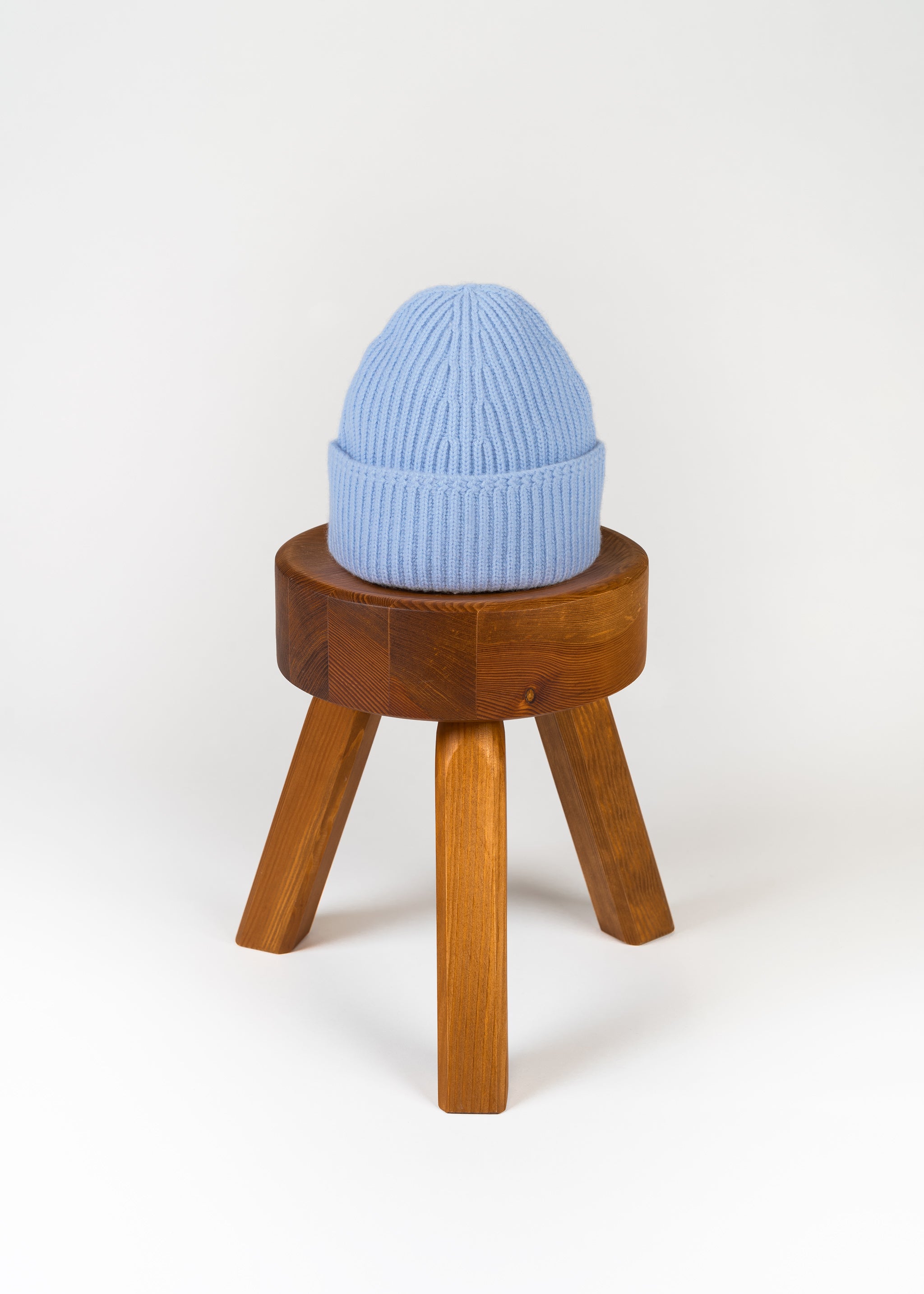 Yacaia Y-0004 Cashmere Blend Beanie - Light Blue