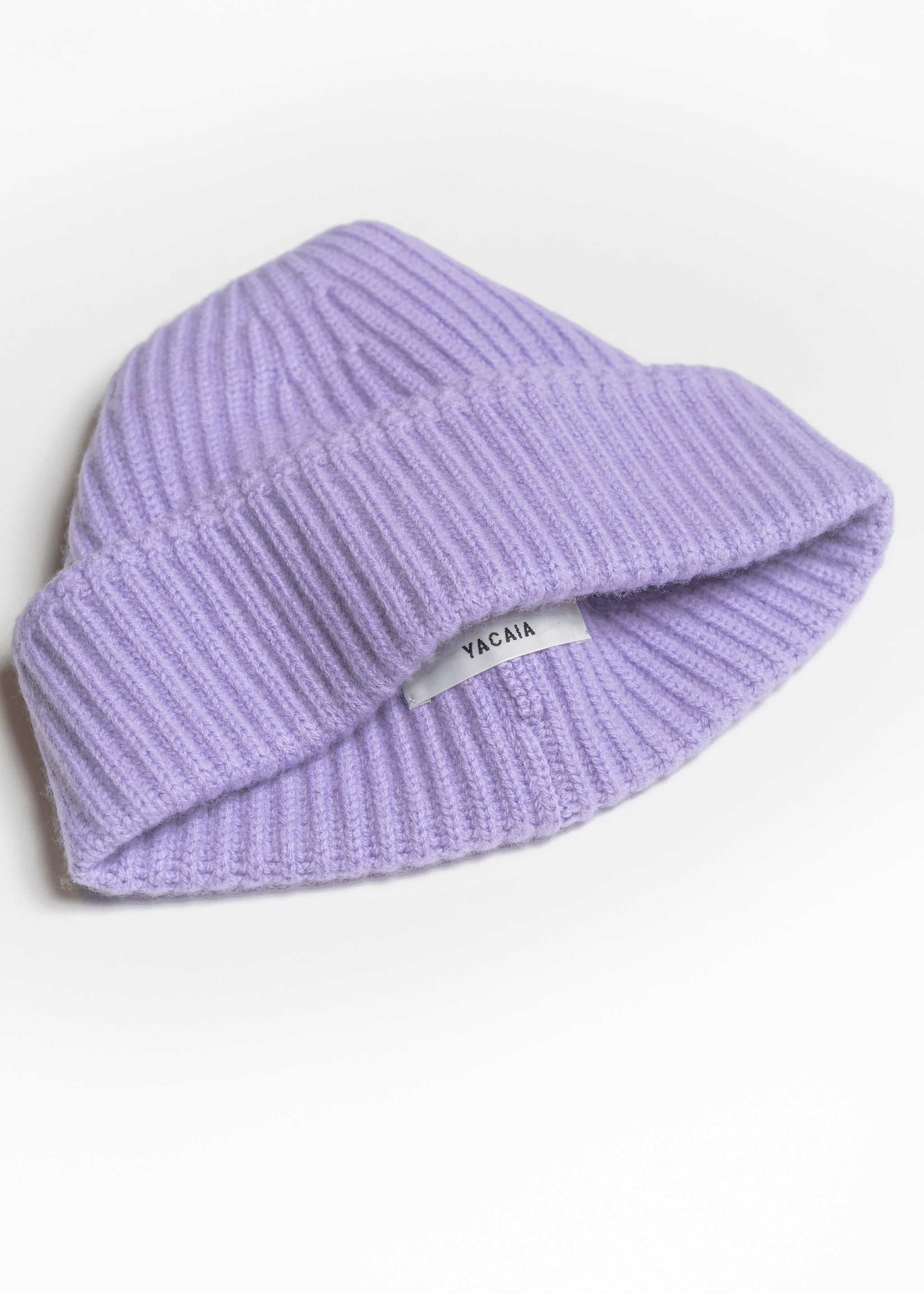 Yacaia Y-0004 Cashmere Blend Beanie - Lilac | Headwear