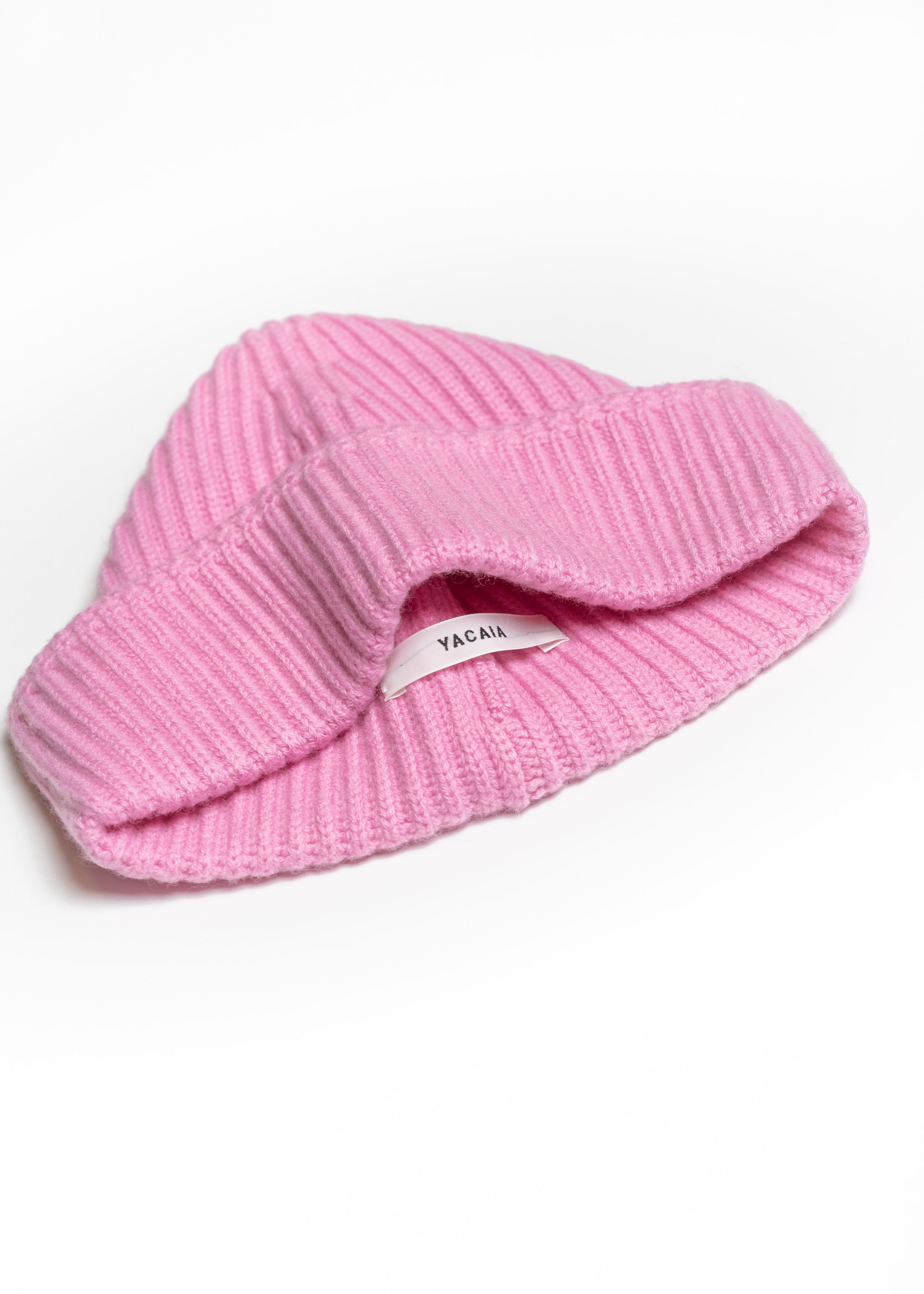Yacaia Y-0004 Cashmere Blend Beanie - Pink | Headwear