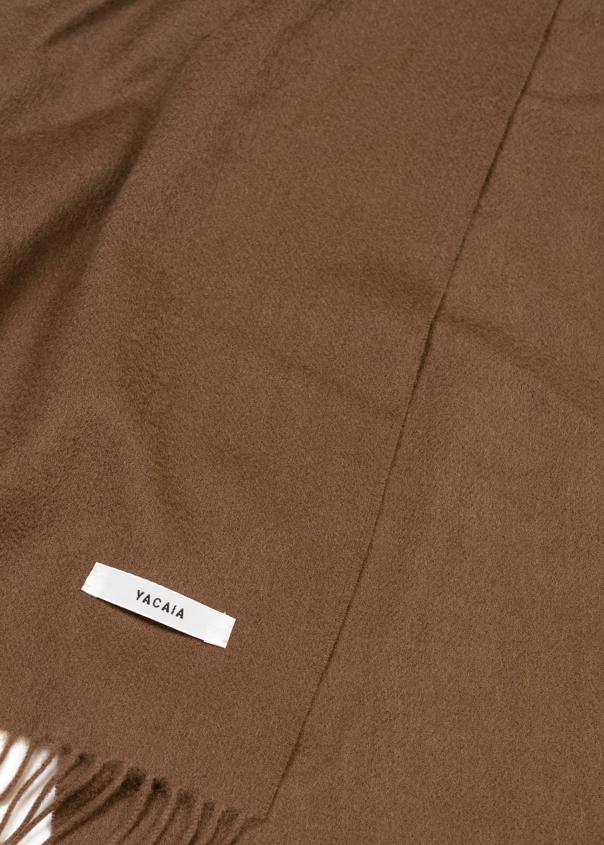 Yacaia Y-0011 Merino Wool Scarf - Brown | Headwear