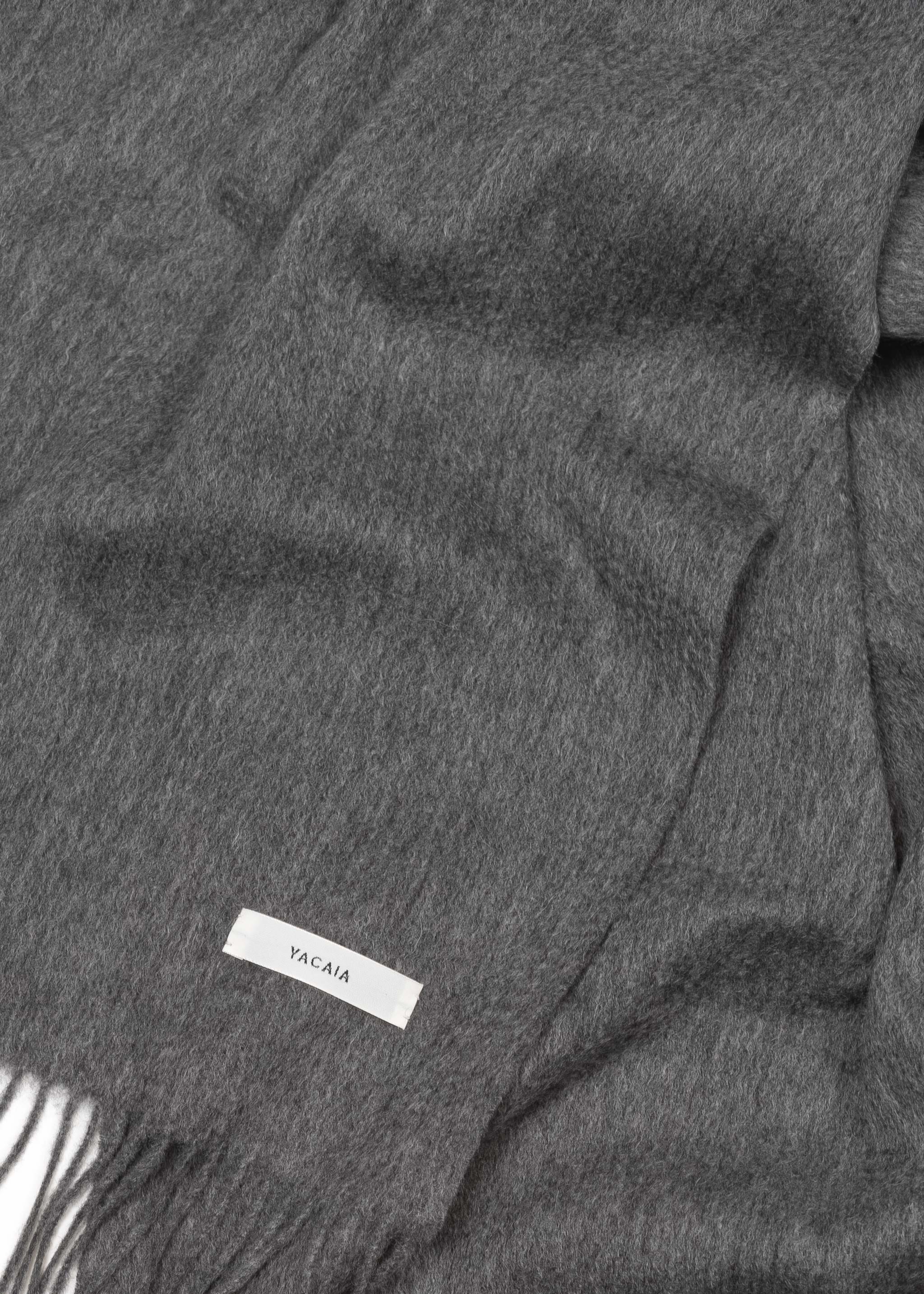 Yacaia Y-0011 Merino Wool Scarf - Grey | Headwear