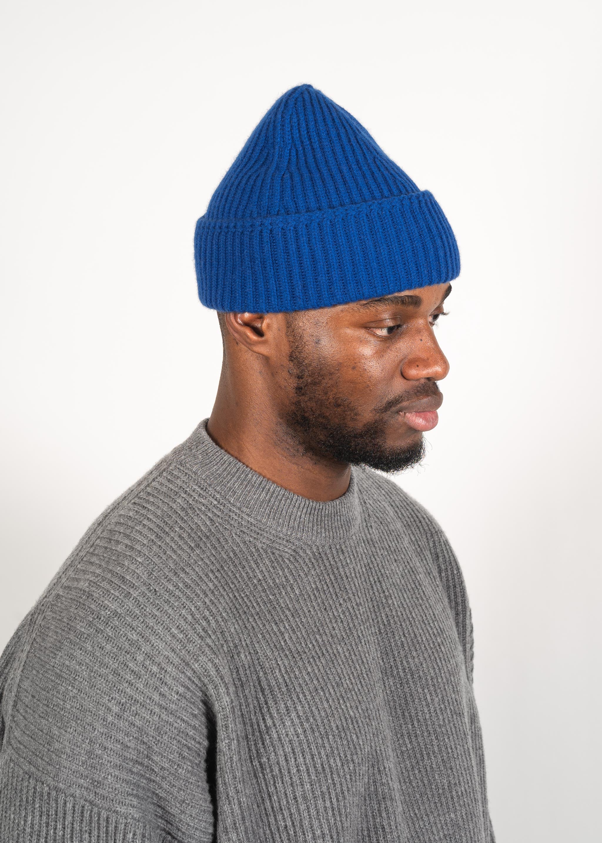 Yacaia Y-0004 Cashmere Blend Beanie - Royal | Headwear