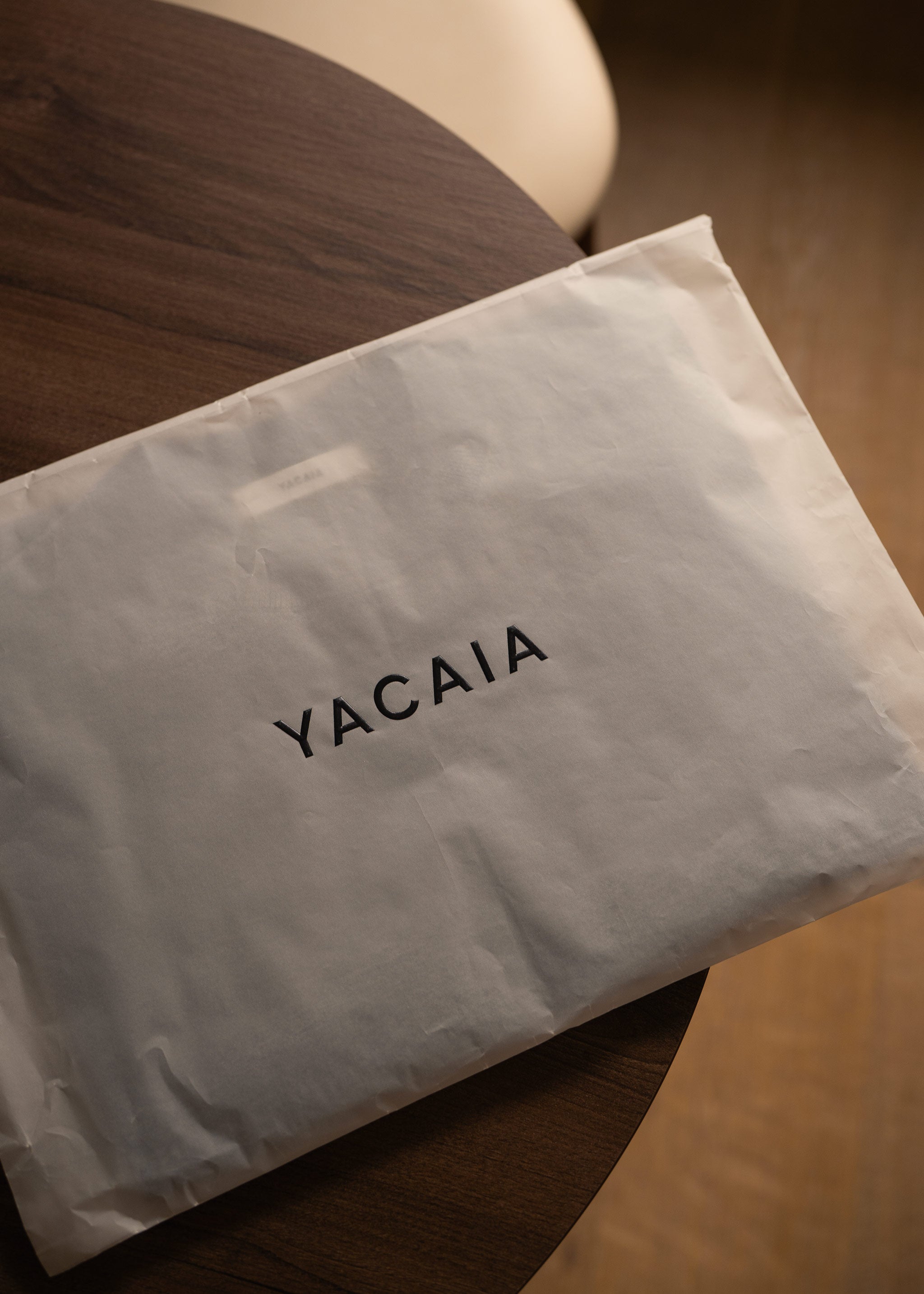Yacaia Y-0009 Oversized Cashmere Blend T-Shirt - Black