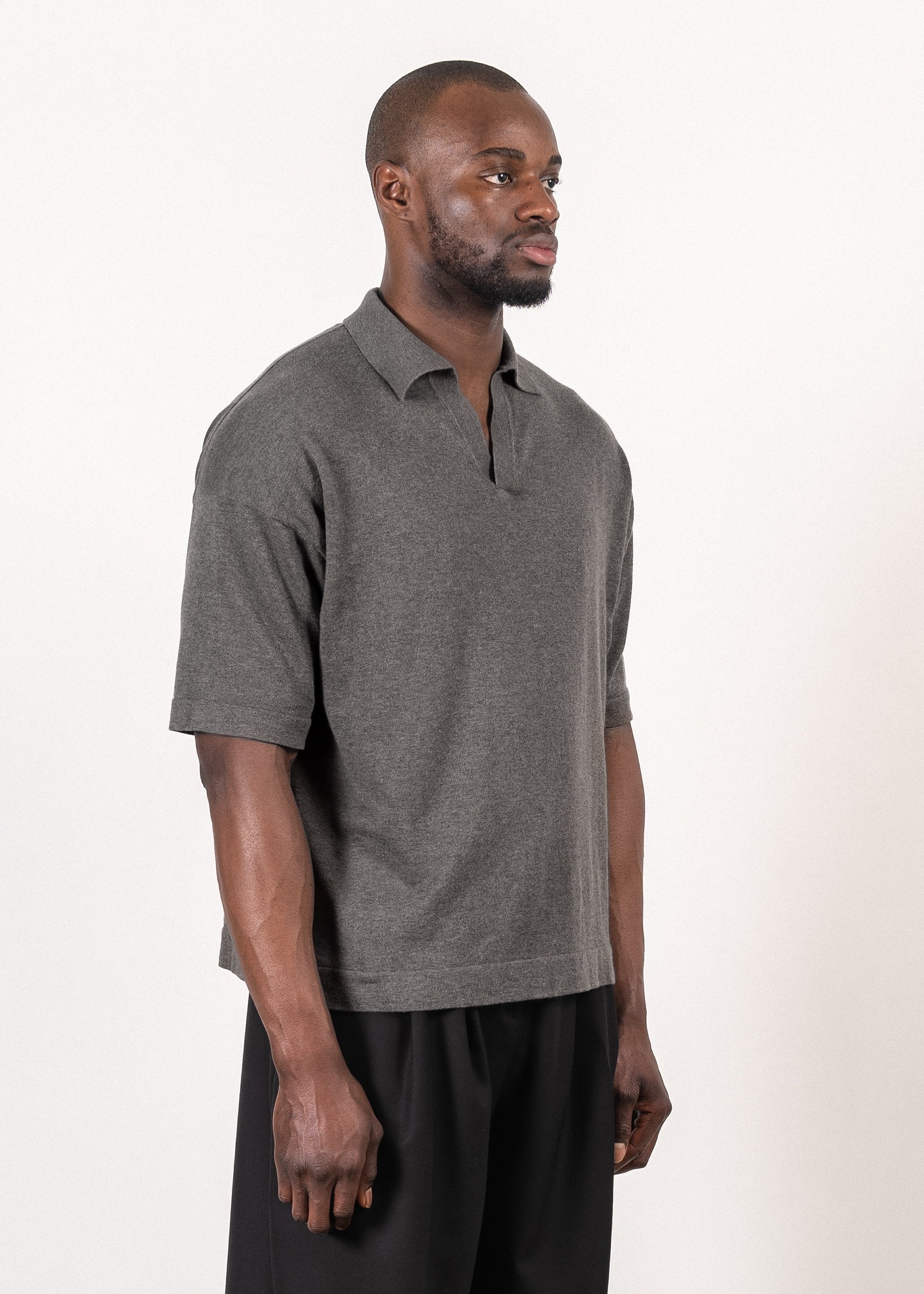 トップス OPEN YY TRIM POLO T-SHIRT, GRAY Slate Torrey Polo | Fresh Clean Tees – Fresh Clean Threads