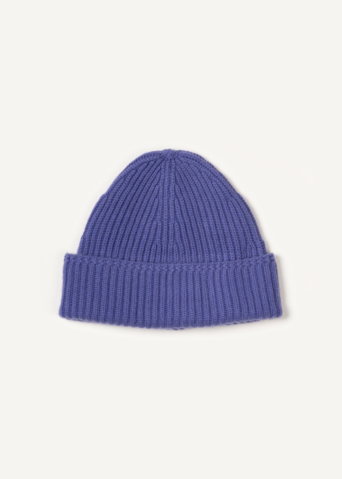 Y-0004 Merino/Cashmere Beanie - Purple , Yacaia-Y-0004-Purple-Flatlay-01