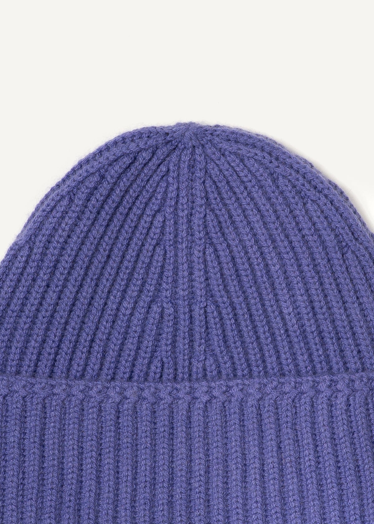 Y-0004 Merino/Cashmere Beanie - Purple , Yacaia_Y-0004_Purple_Flatlay_Zoom