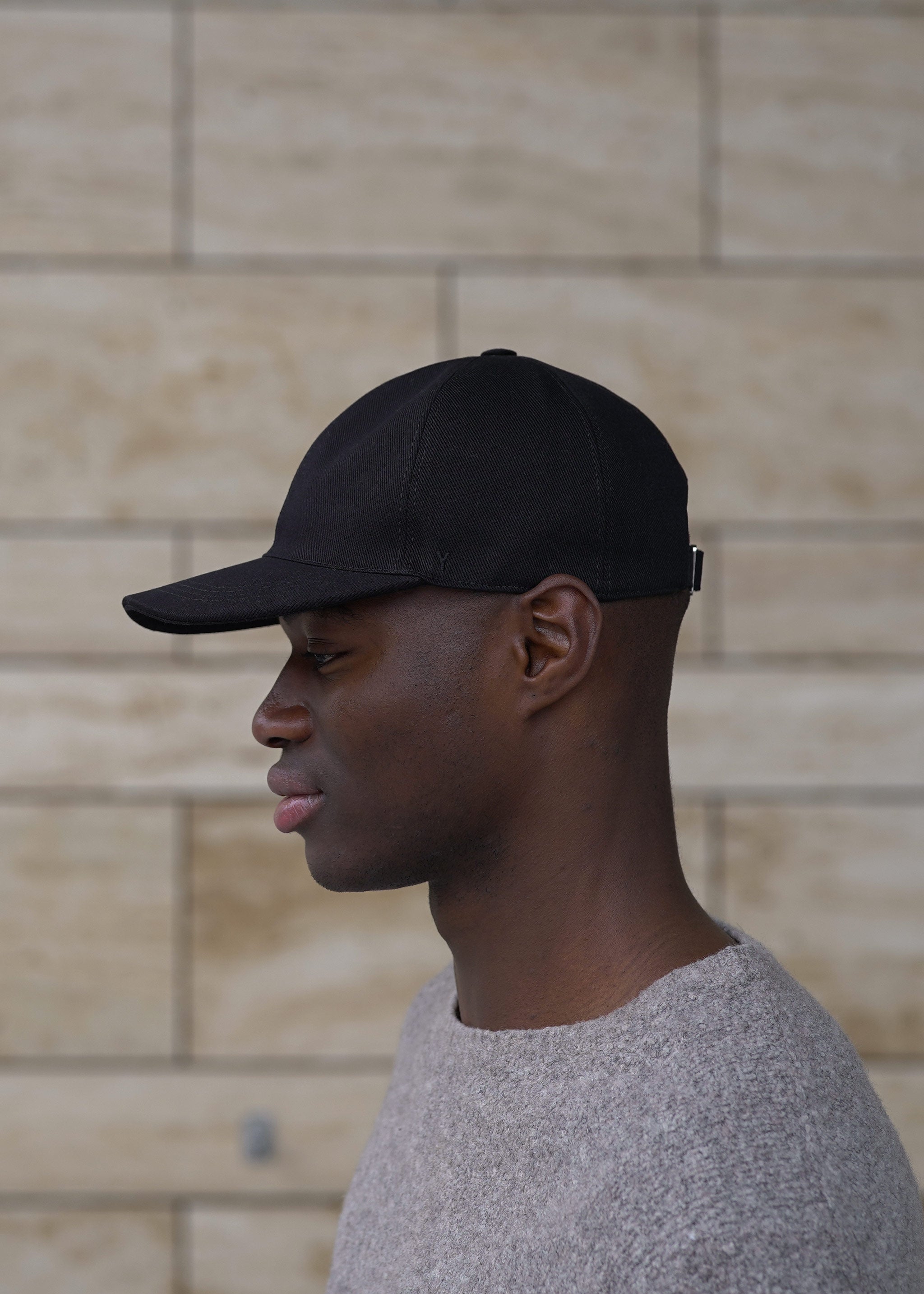 Brown NY Cloth Baseball Hat — The Black Tailor