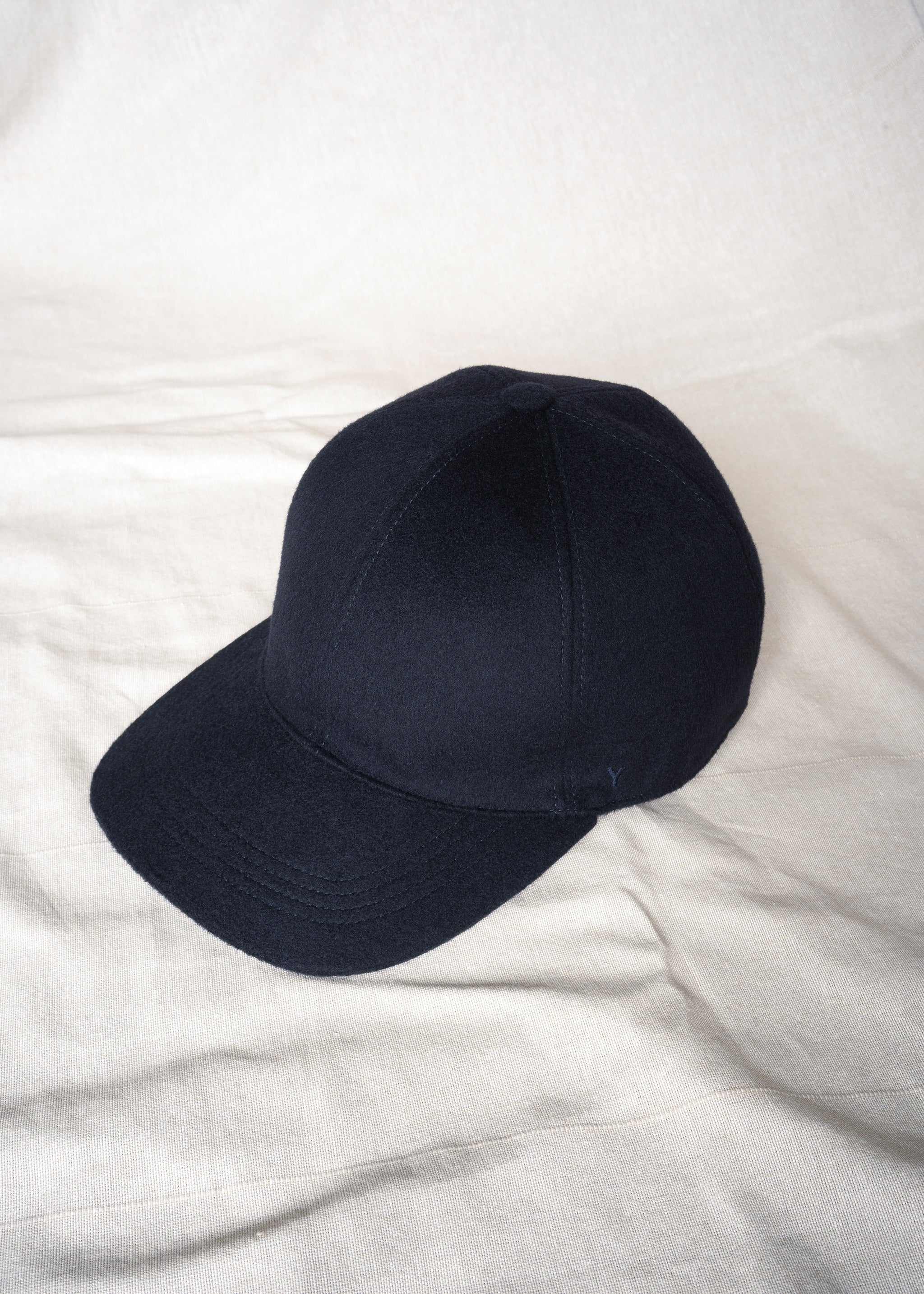 Y-0001 Baseball Cap - Navy (Cashmere blend)