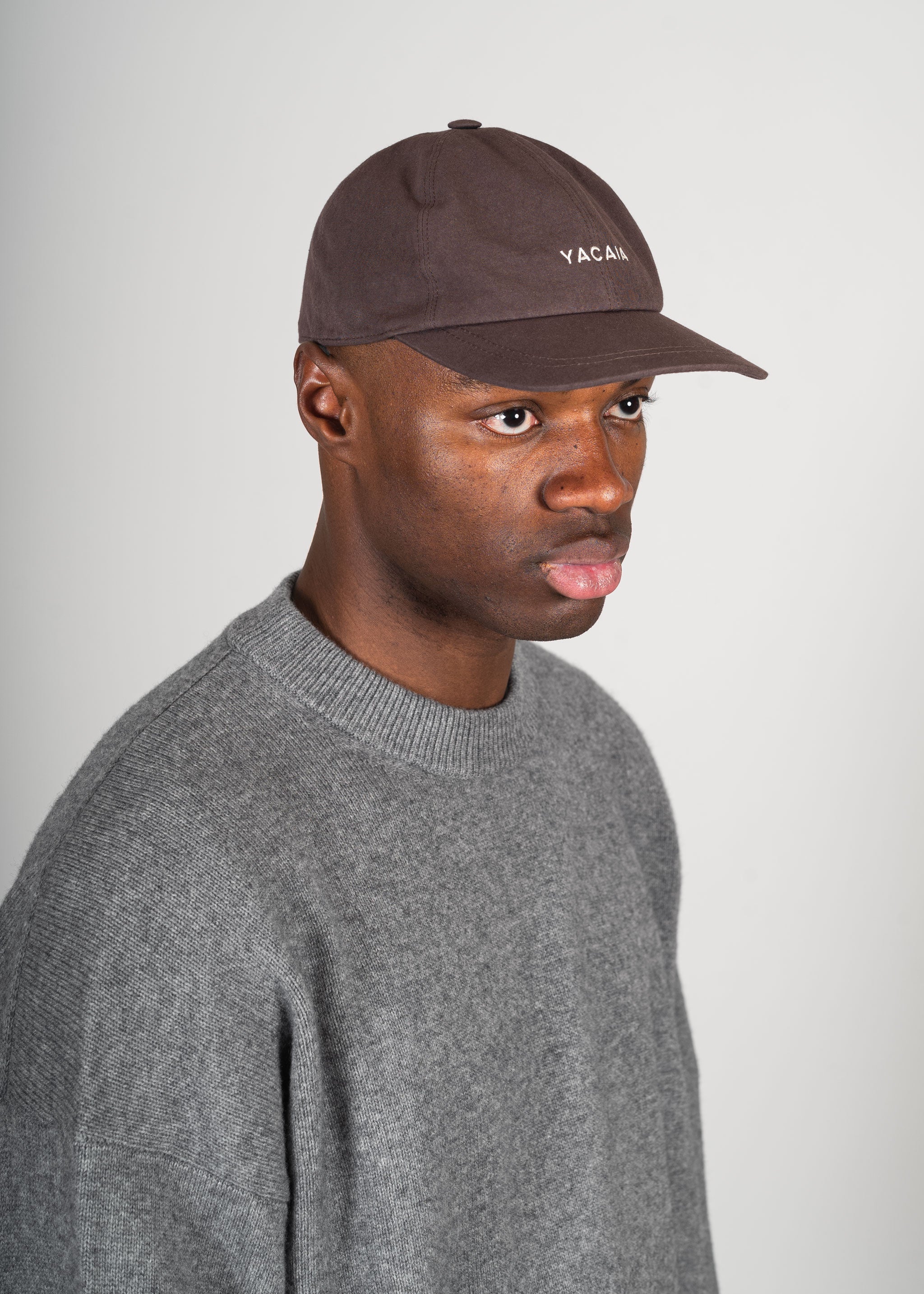 Brown Low Profile Fitted Cap